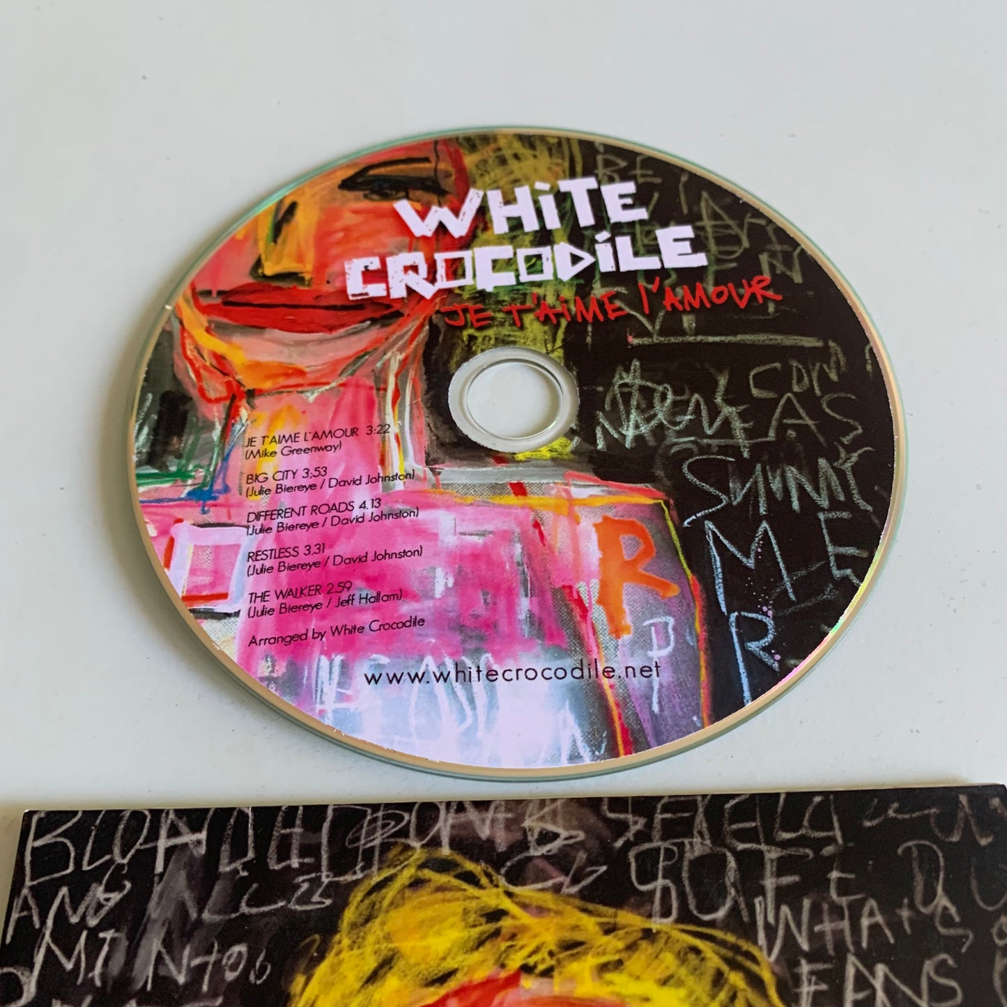 CD - White Crocodile - Je T'aime L'amour - Single Promo 2014