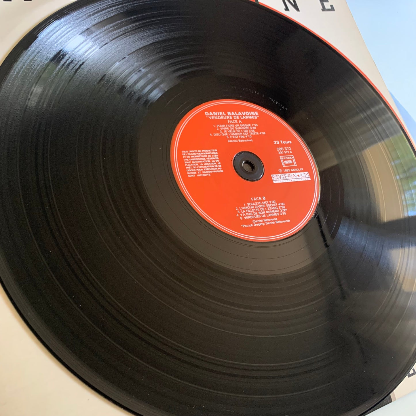 Daniel Balavoine - Vendeurs De Larmes - Double LP 1982 Occasion