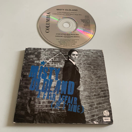 CD - Misty Oldland - A Fair Affair (Je T'aime - Maxi Single 1994 Occasion