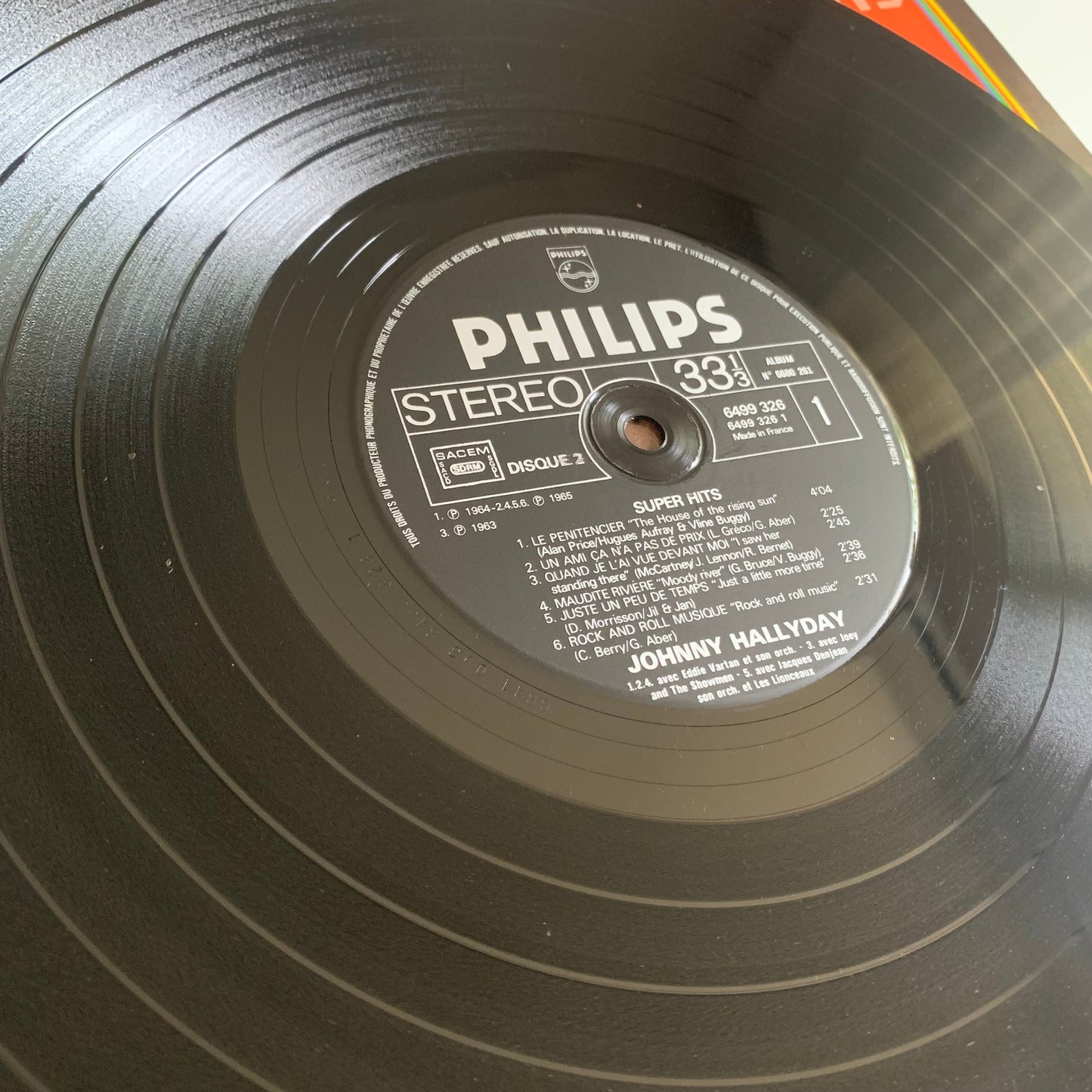 Johnny Hallyday - Super Hits - Le Penitencier - Double LP Occasion