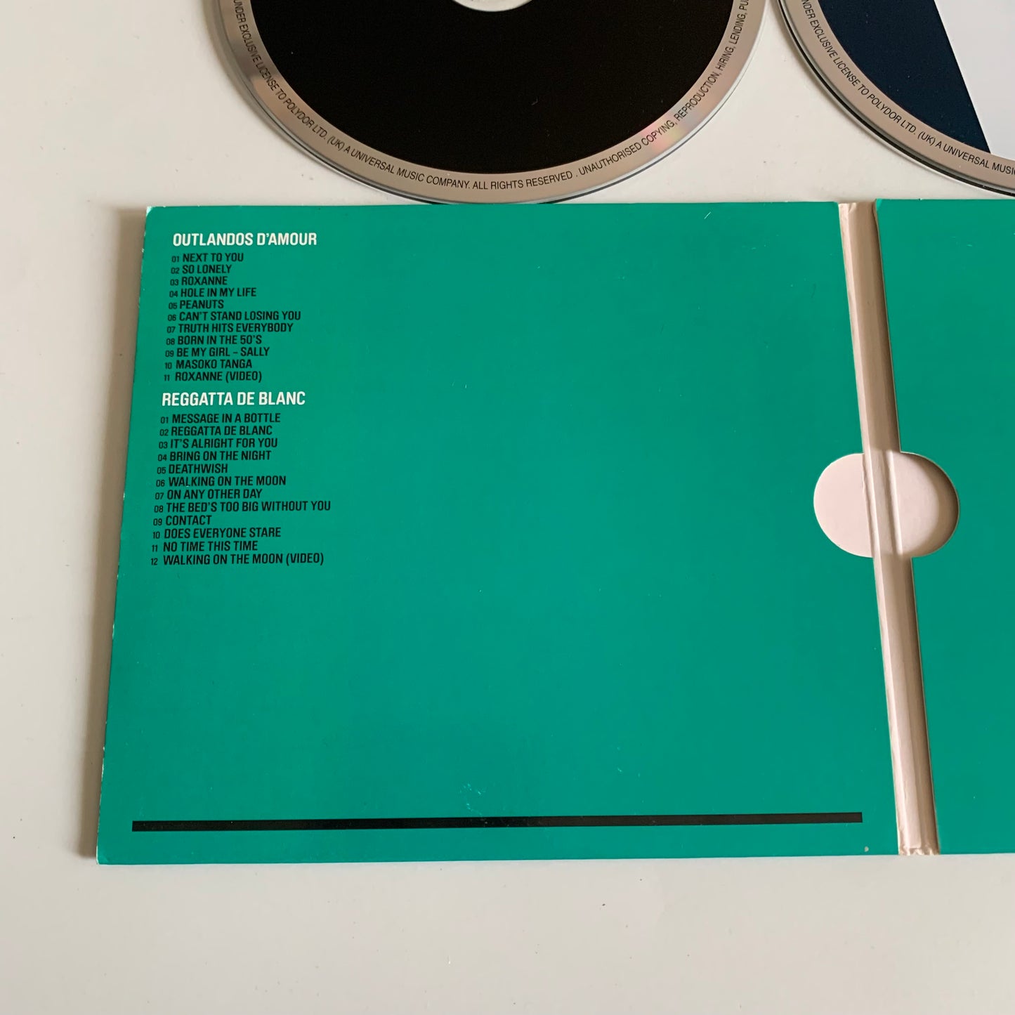 CD - The Police - Outlandos D'Amour + Reggatta De Blanc - 2009 Occasion