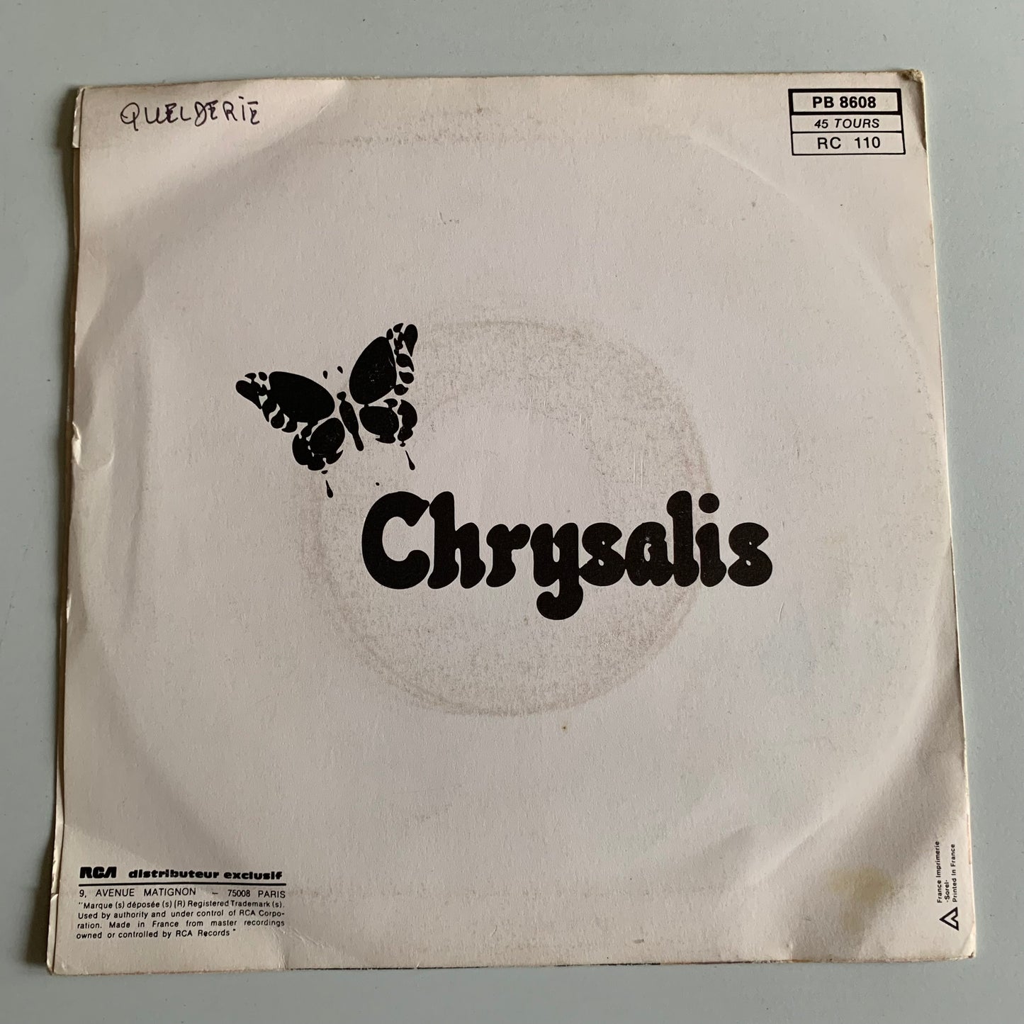 Pat Benatar - You Better Run - Single 1980 Occasion