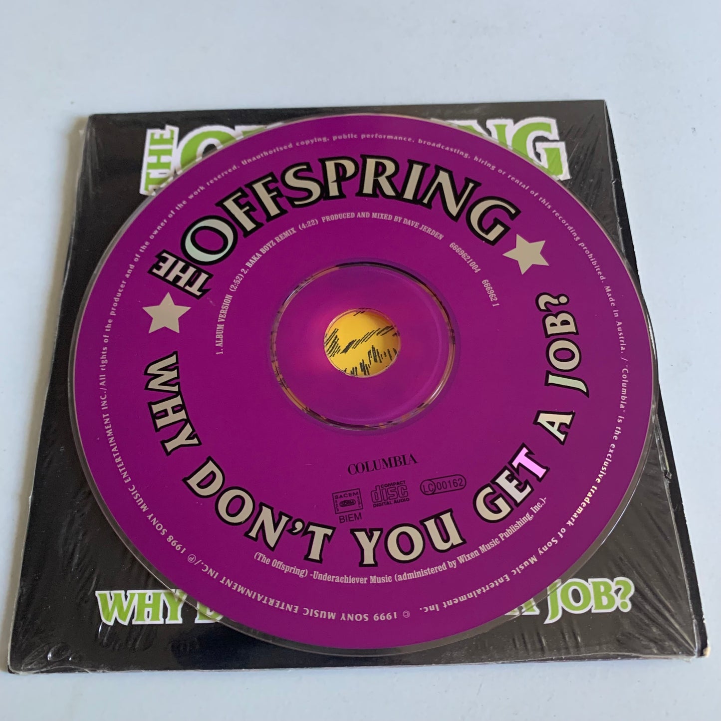 Lot 3 CD - The Offspring - Single - Occasion