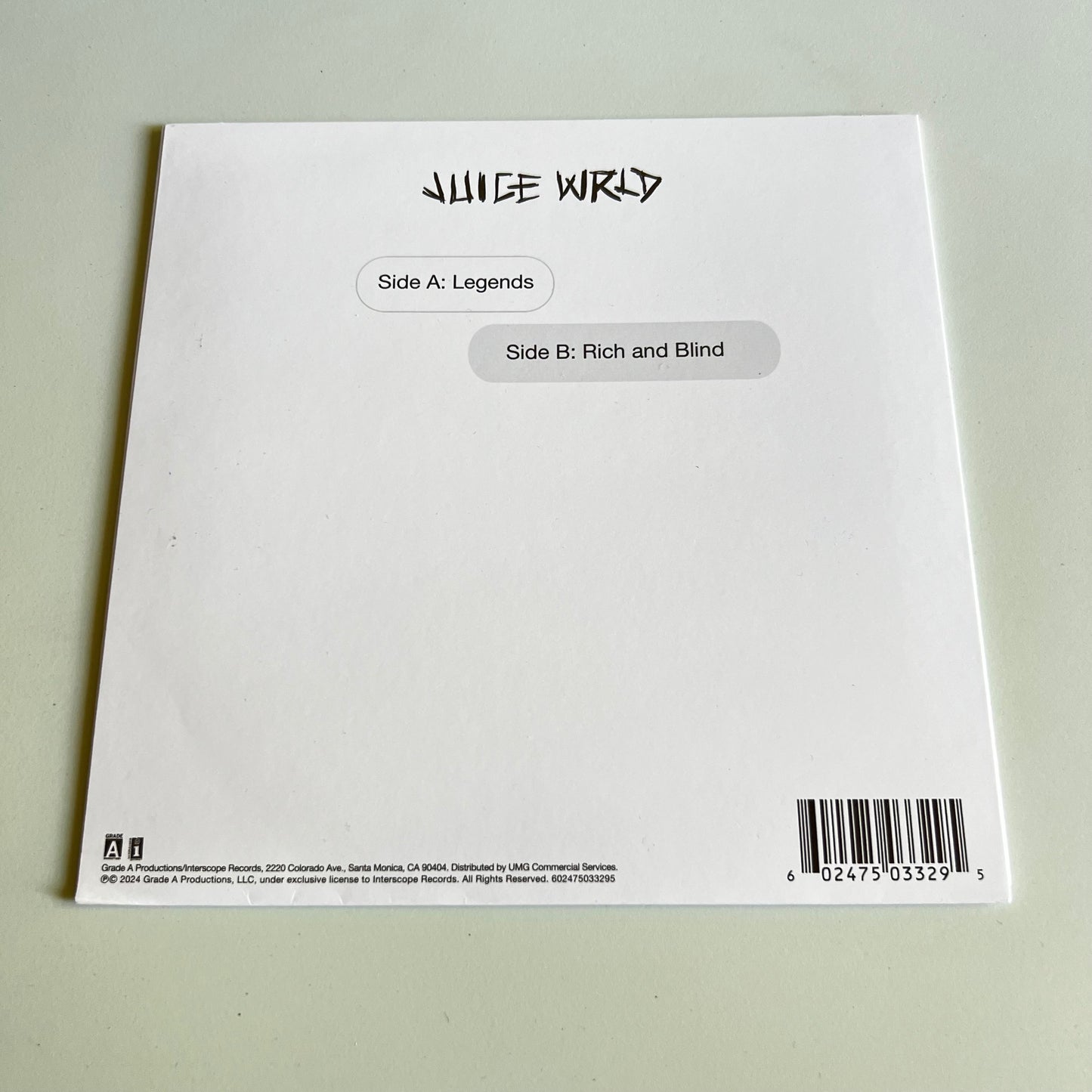 Juice WRLD - Legends / Rich And Blind - EP 2024