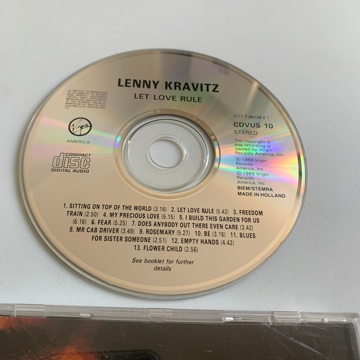 Lenny Kravitz - Let Love Rule - Occasion