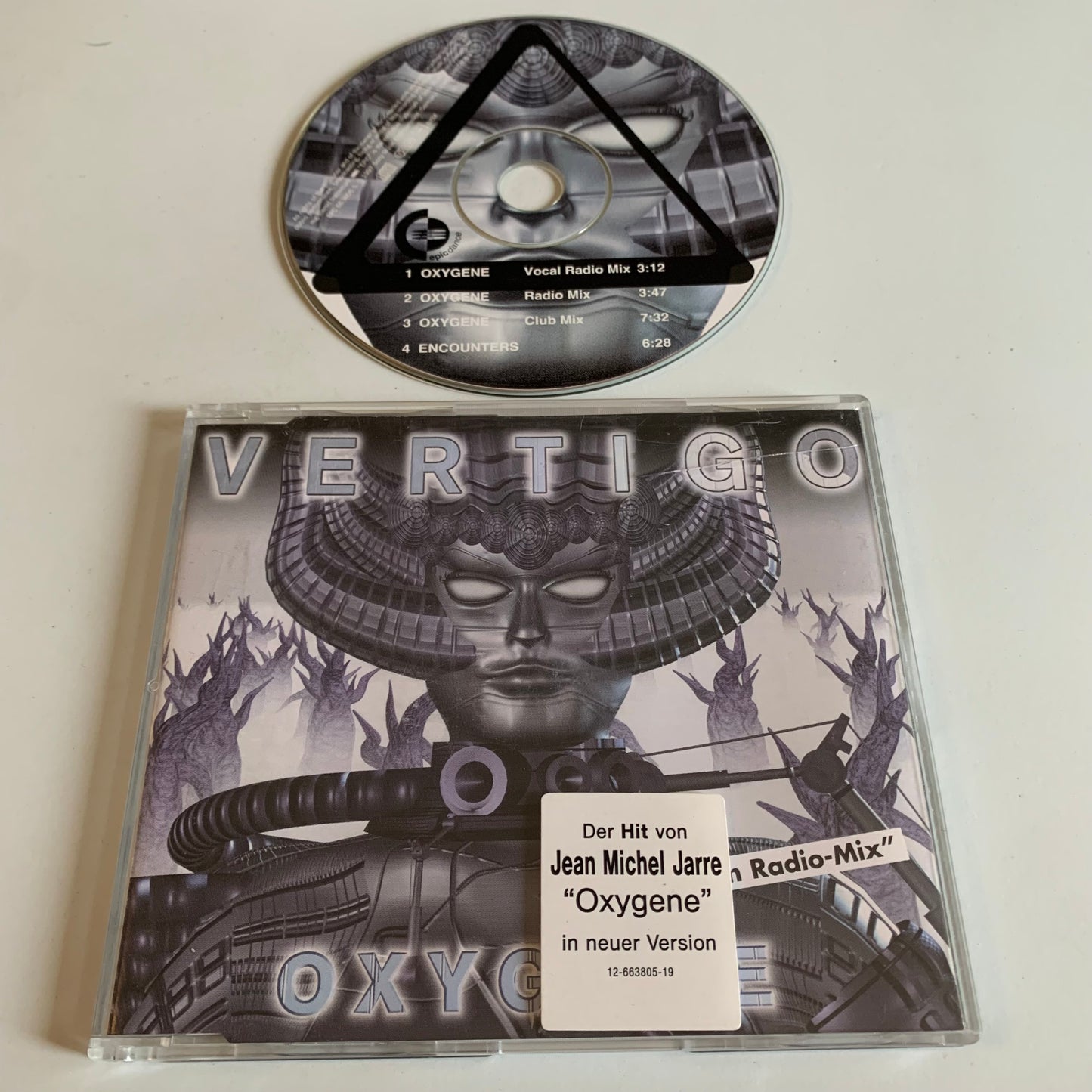 CD - Vertigo - Oxygene - Jean Michel Jarre - 1997 Occasion