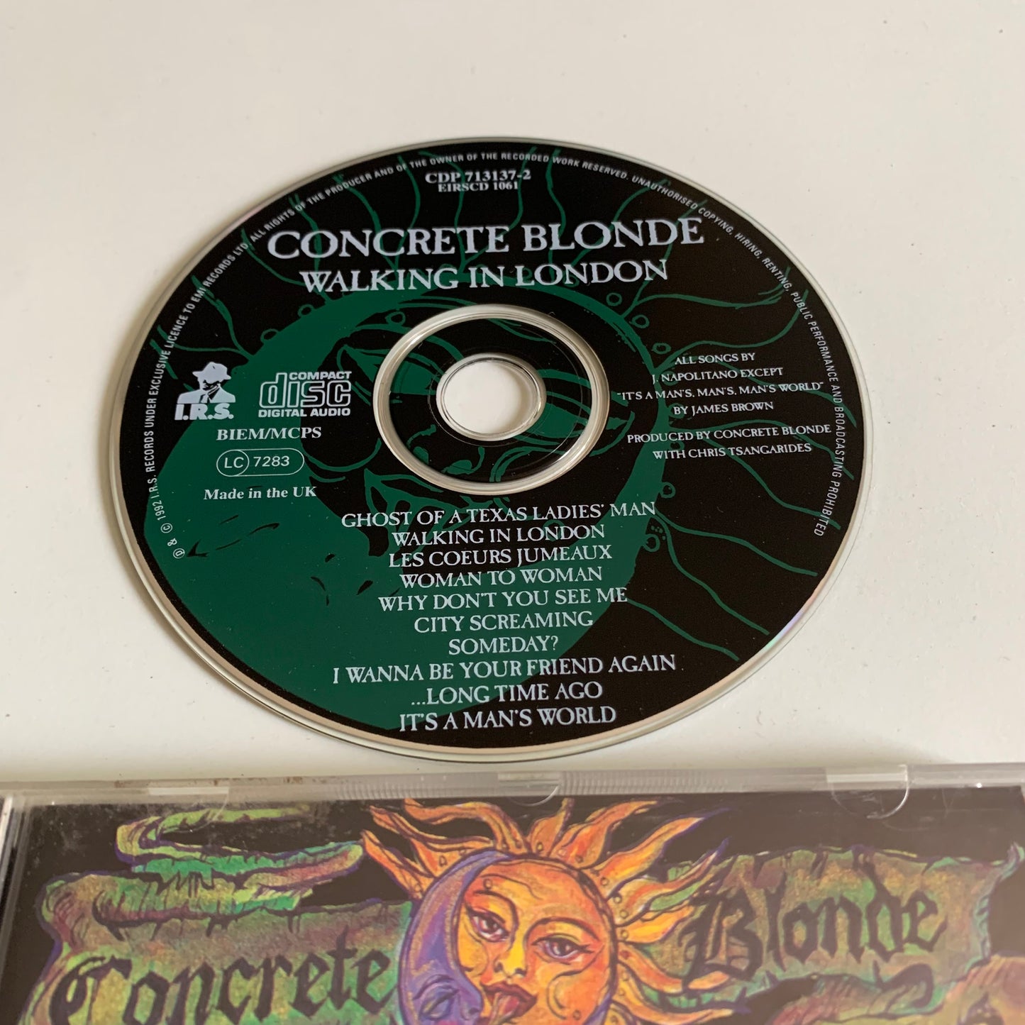 CD - Concrete Blonde - Walking In London - 1992 Occasion