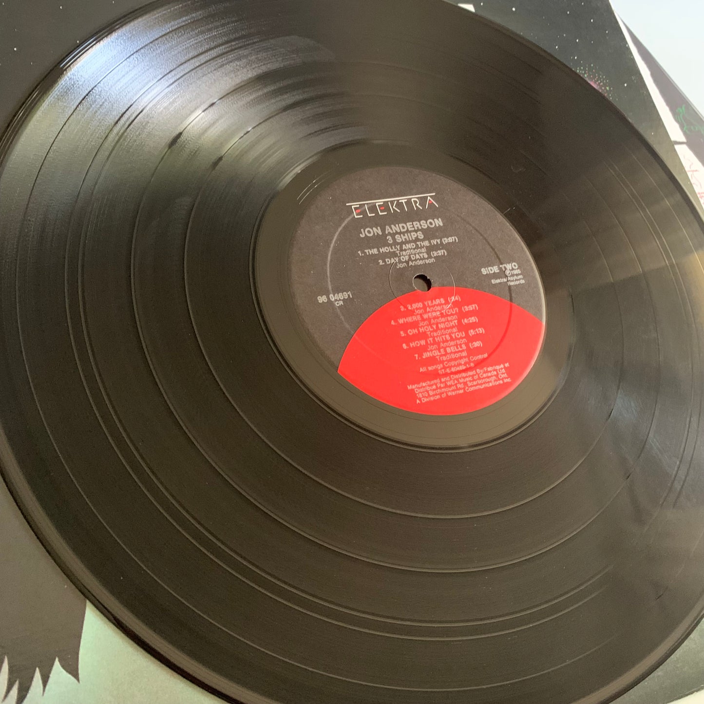 Jon Anderson - 3 Ships - LP 1985 Occasion