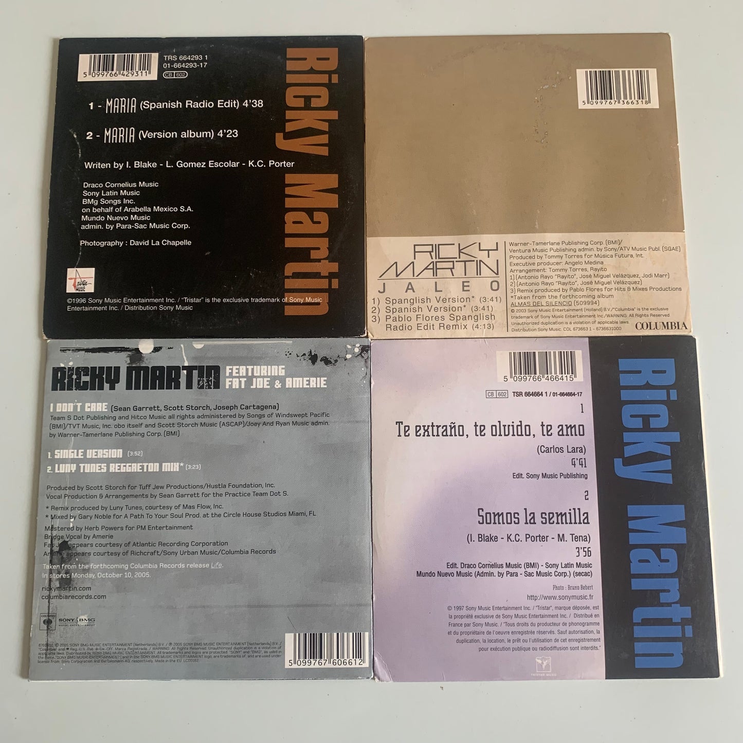 Lot CD Ricky Martin - Single Occasion