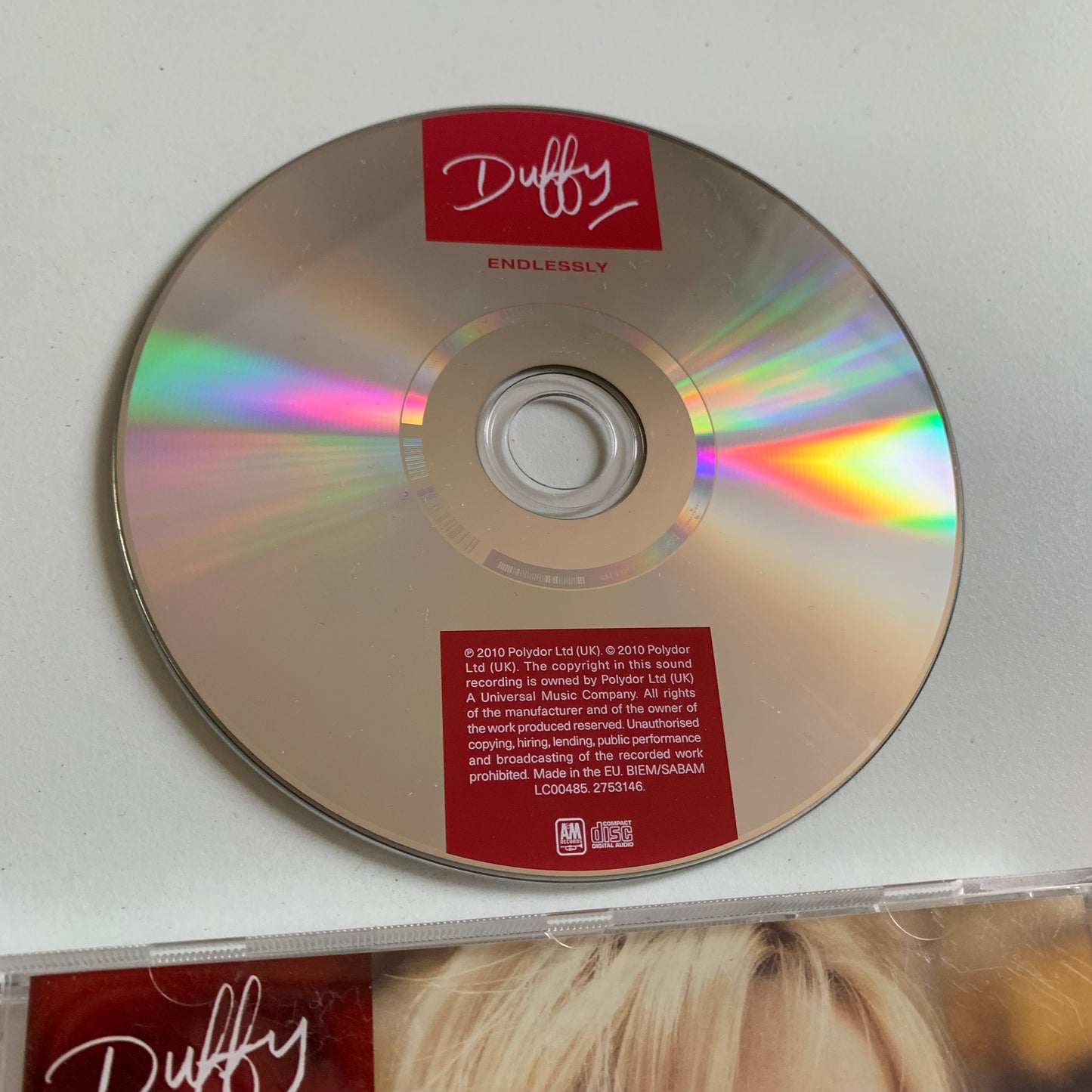 CD - Duffy - Endlessly - 2010 Occasion