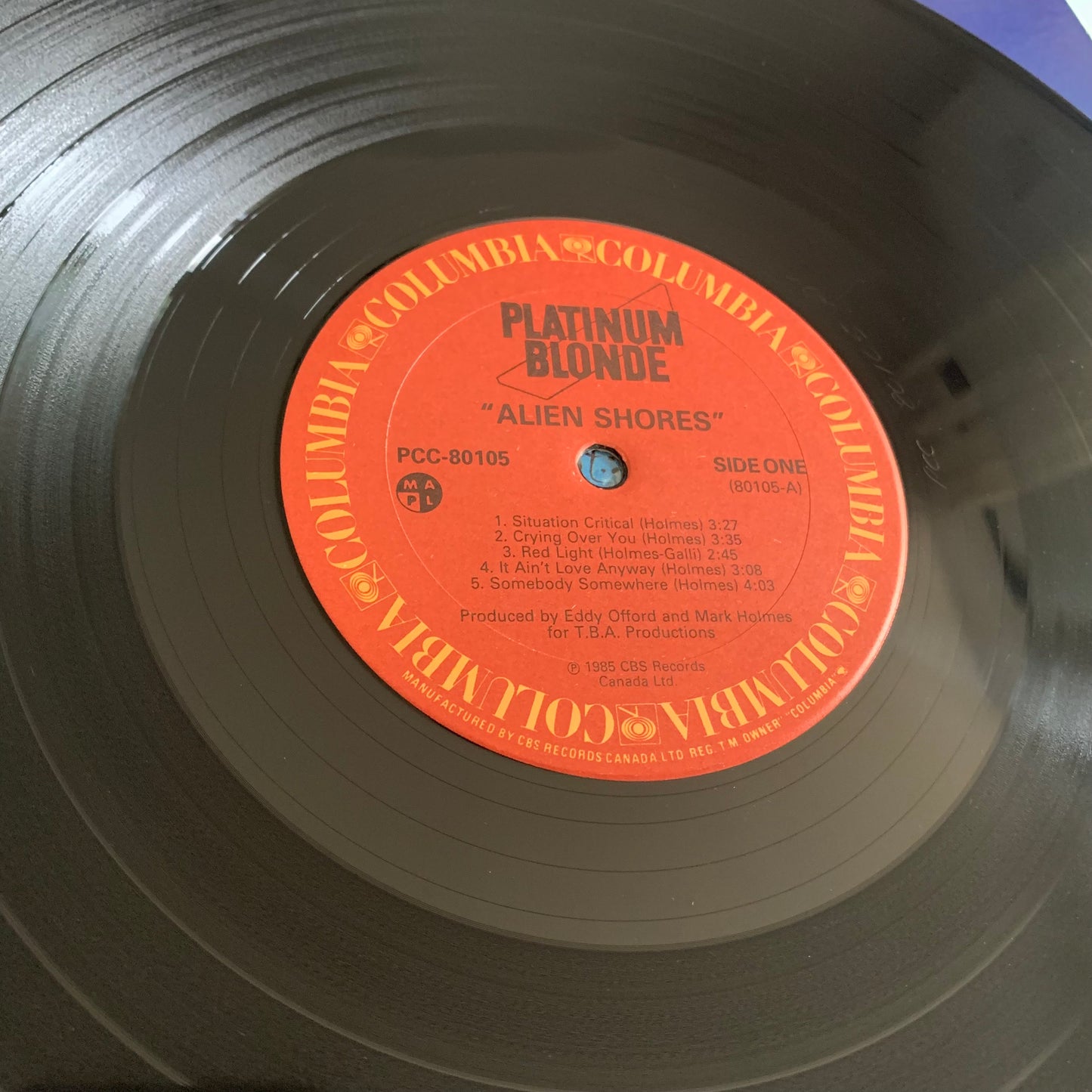 Platinum Blonde - Alien Shores - LP 1985 Occasion