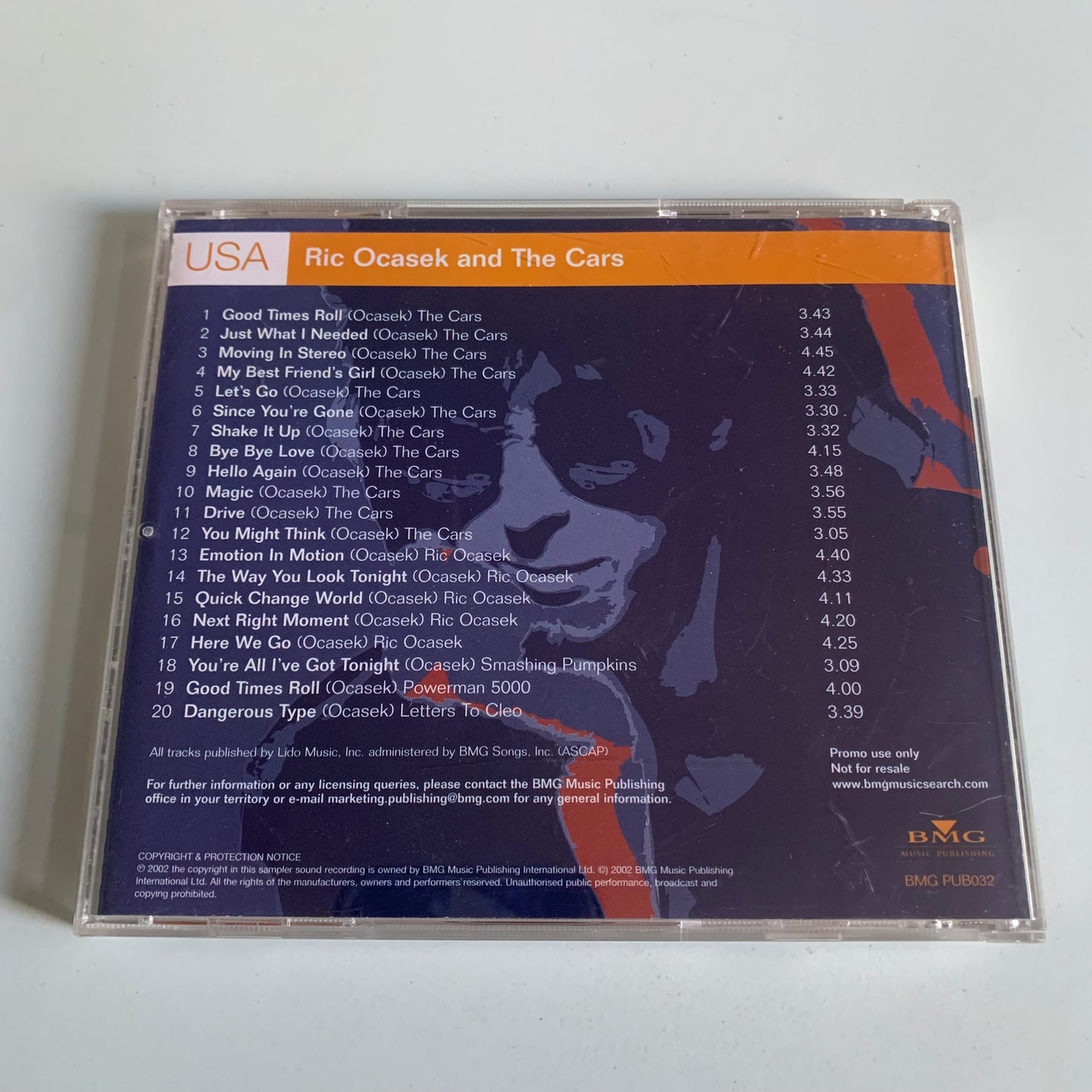 Ric Ocasek - Ric Ocasek And The Cars - 2002 Occasion