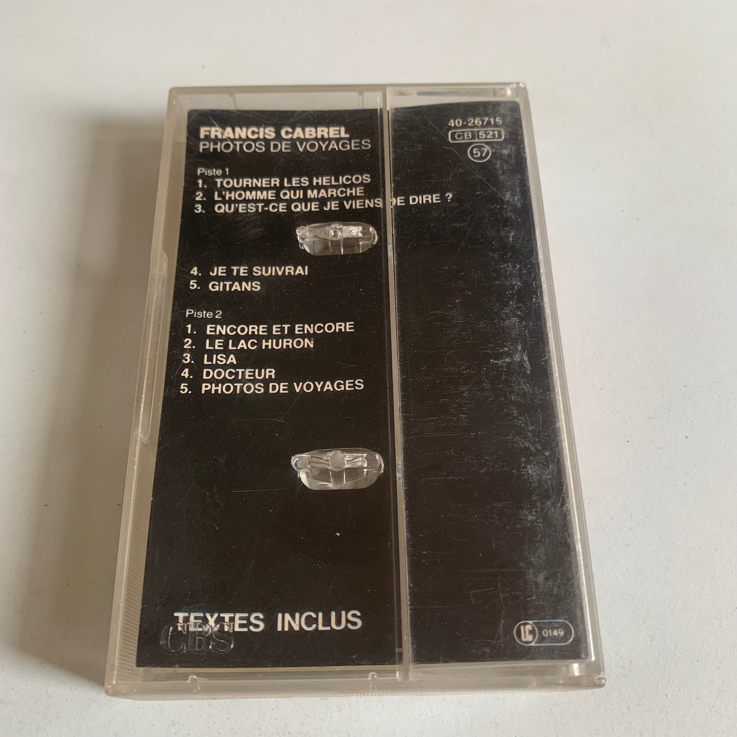 Francis Cabrel - Photos De Voyages - 1985 Occasion