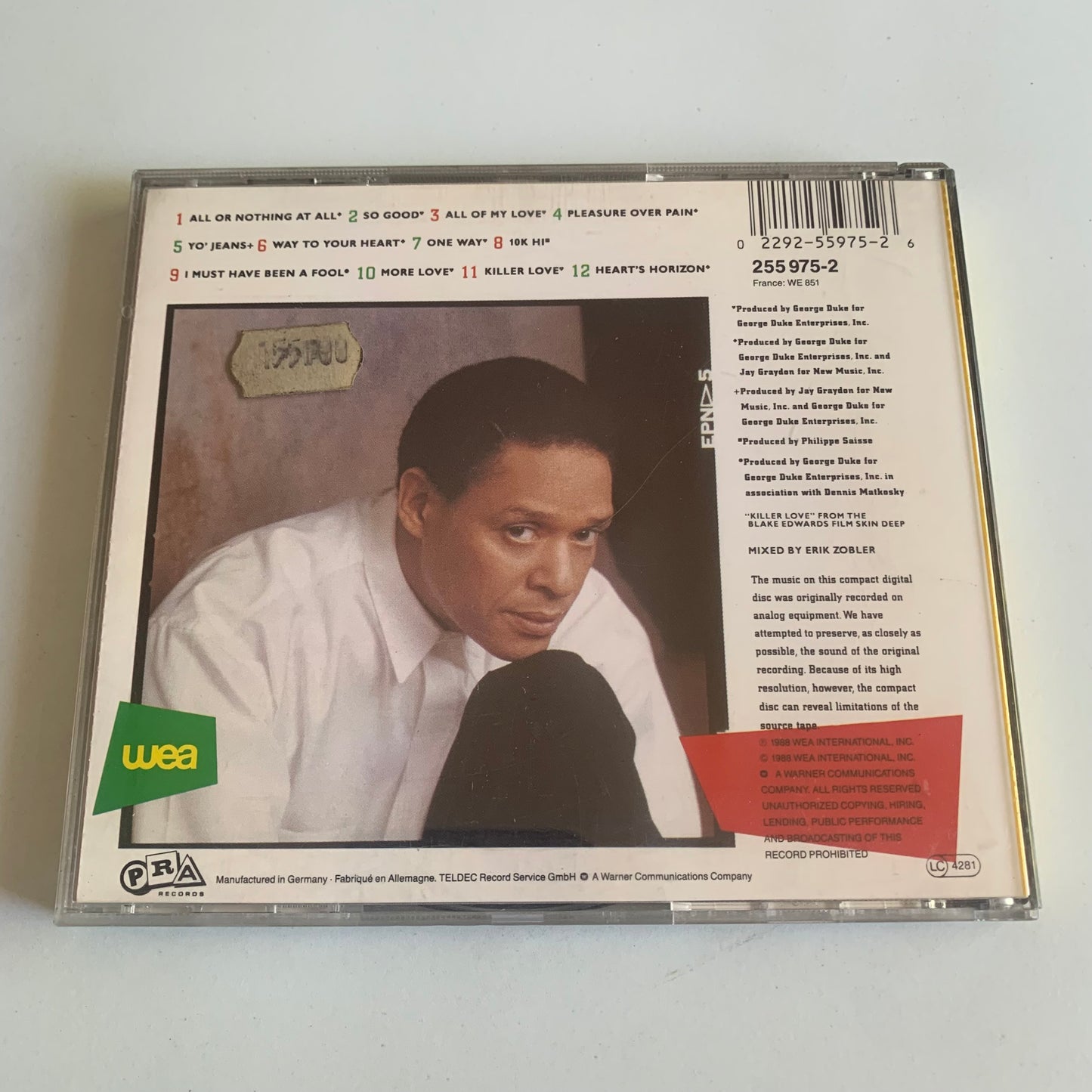 Al Jarreau - Heart's Horizon - 1988 Occasion