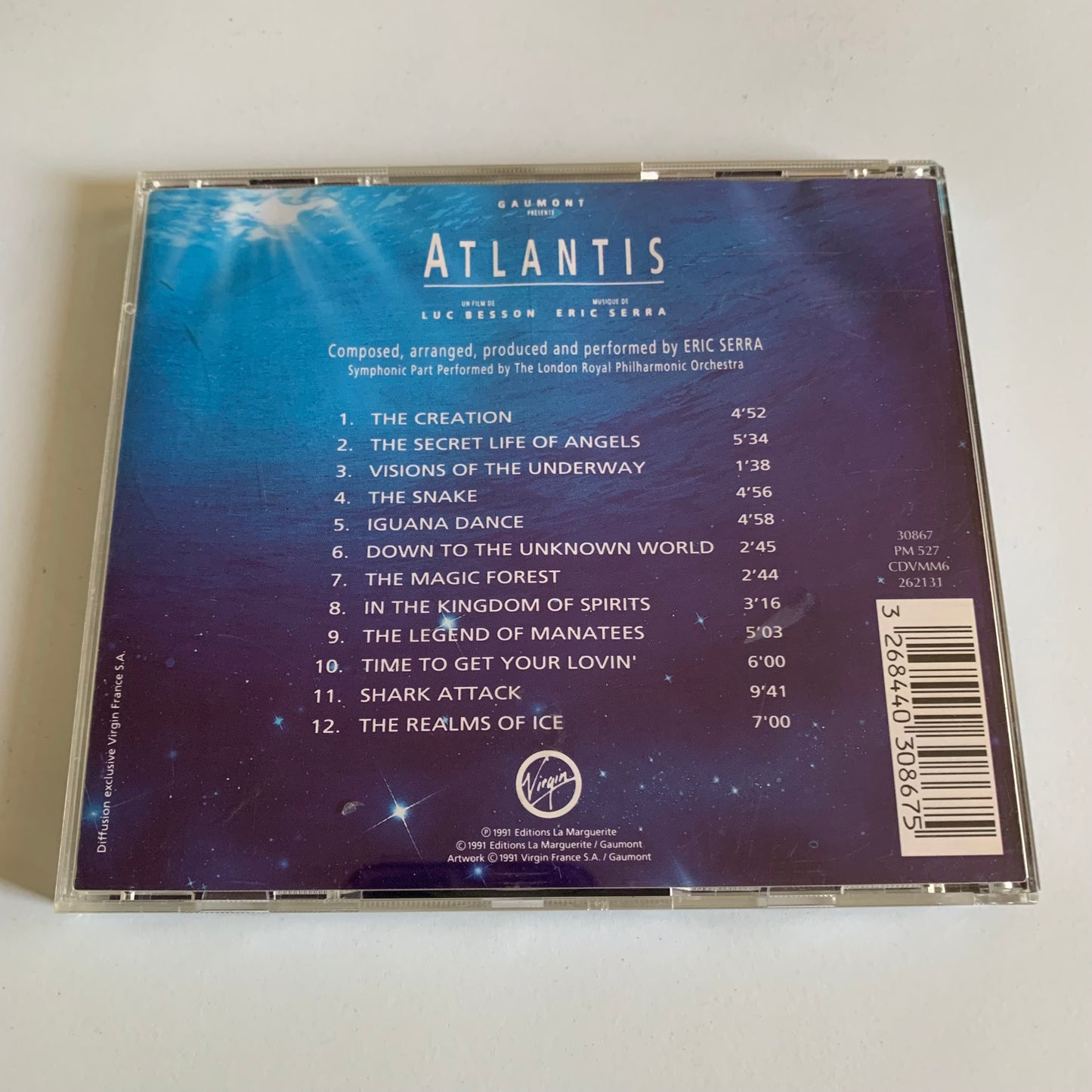 CD - Éric Serra - Atlantis - Bande Originale Du Film - 1991 Occasion