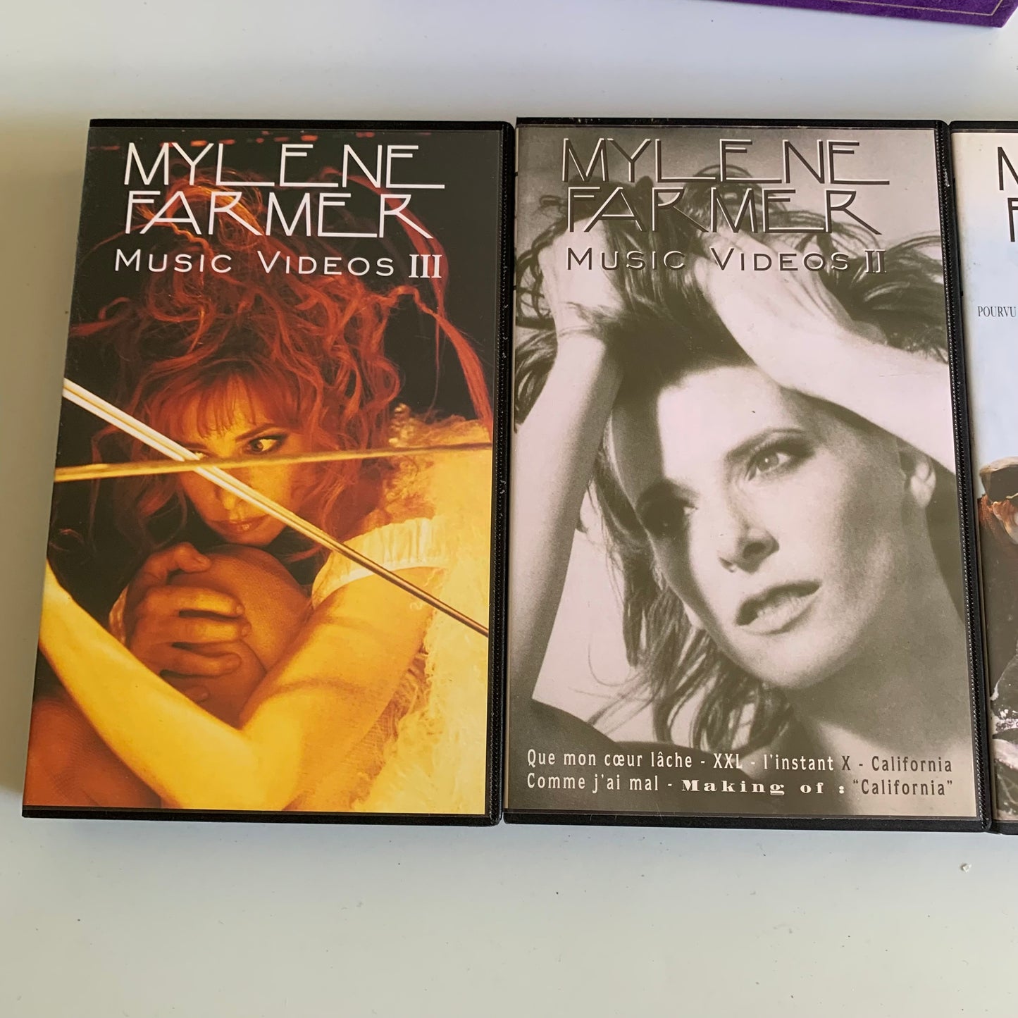 Mylène Farmer - Music Videos I, II & III - VHS 2000 Occasion