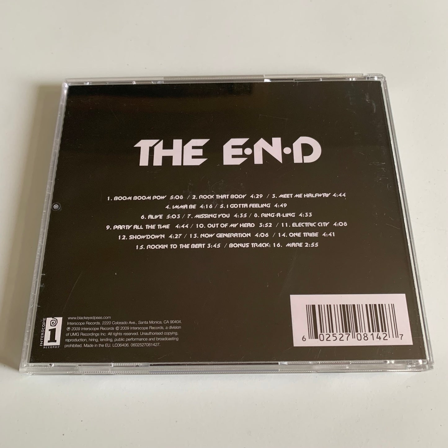 CD - The Black Eyed Peas - The E.N.D - 2009 Occasion