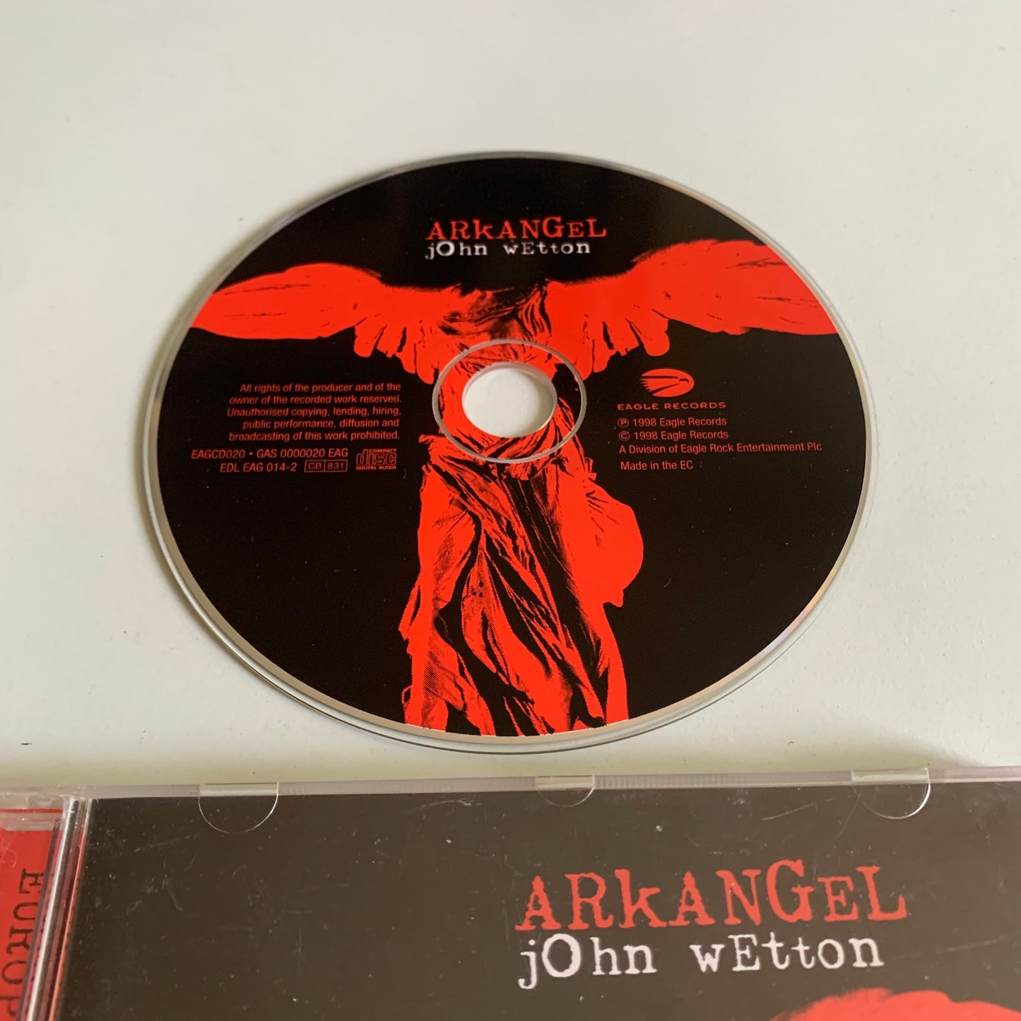 CD - John Wetton - Arkangel - 1998 Occasion