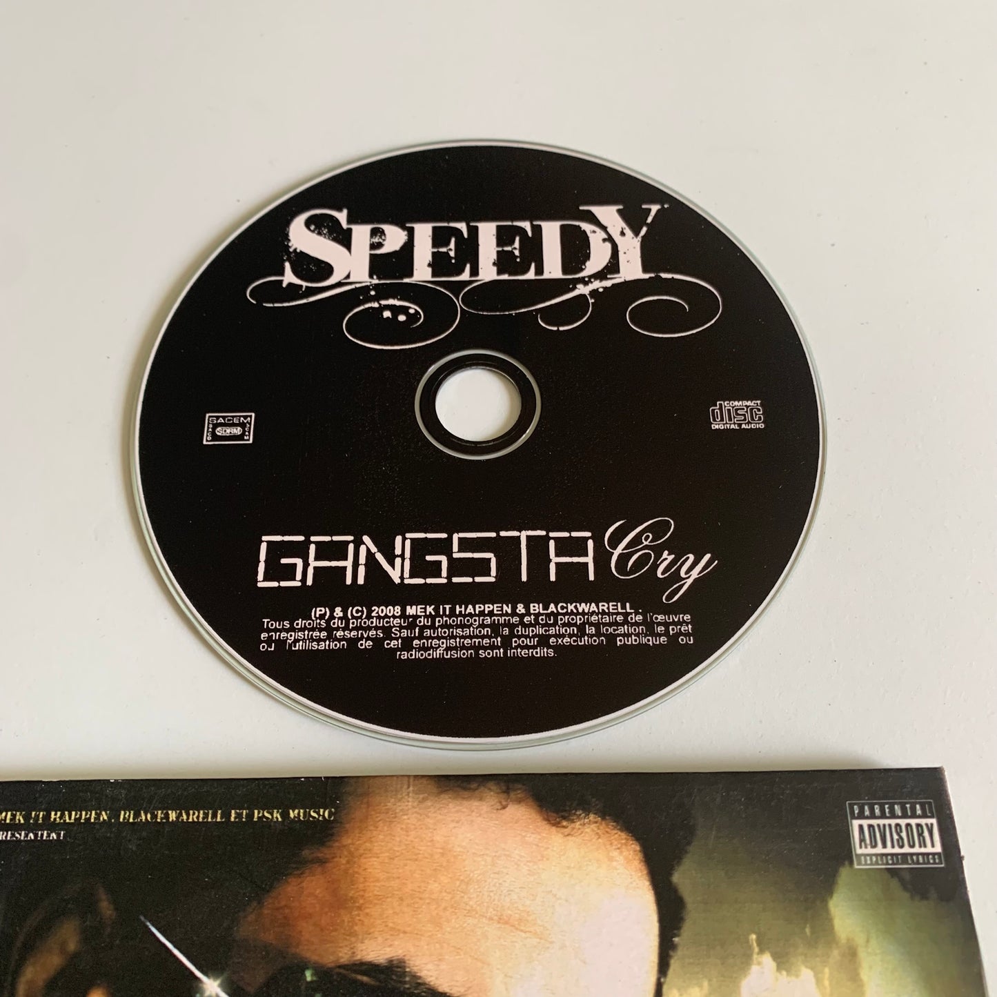 Speedy - Gansta Cry - 2008 Occasion