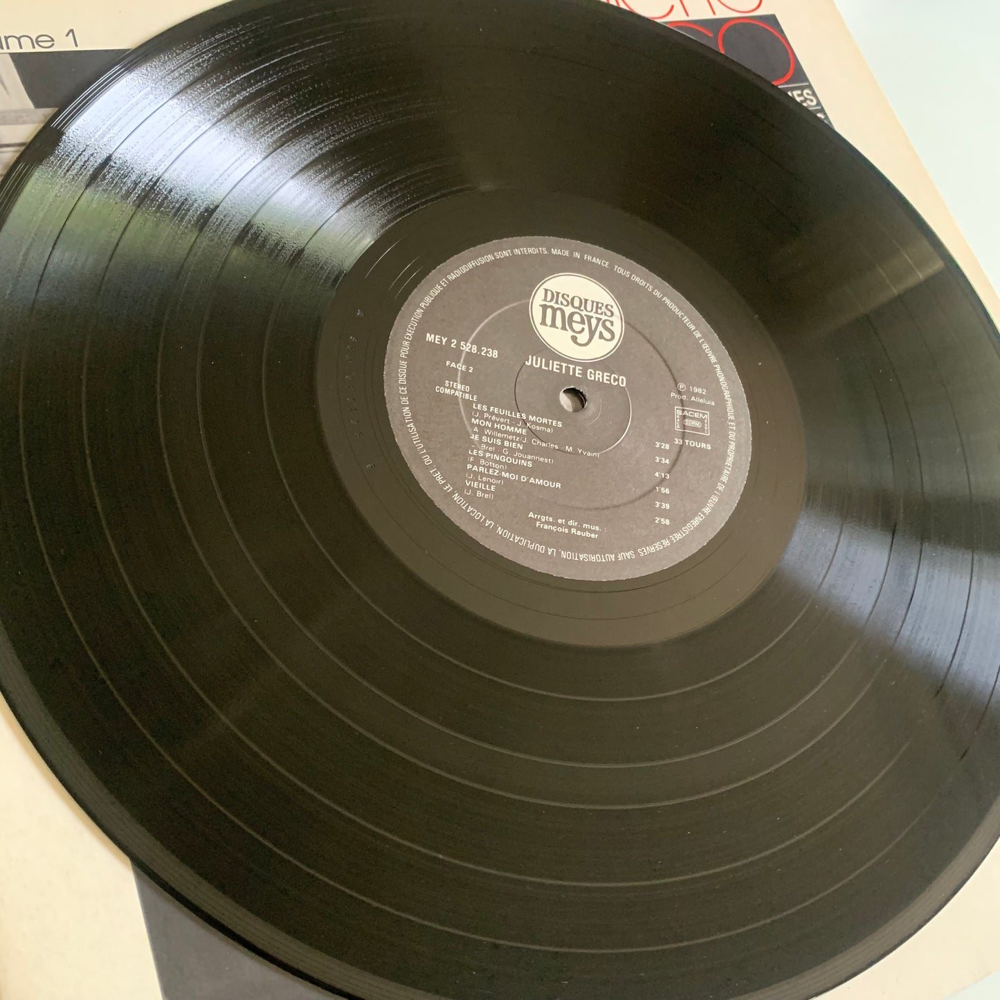 Juliette Greco - Volume 1 - LP 1982 Occasion
