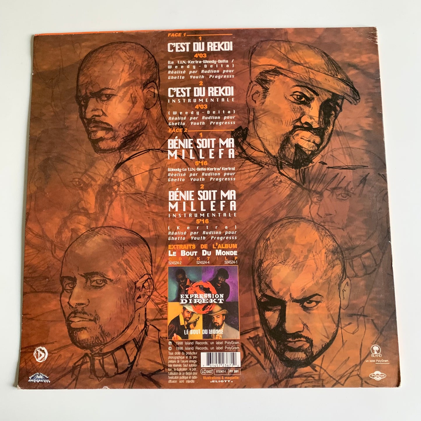 Expression Direkt - C'Est Du Rekdi - Single 1998