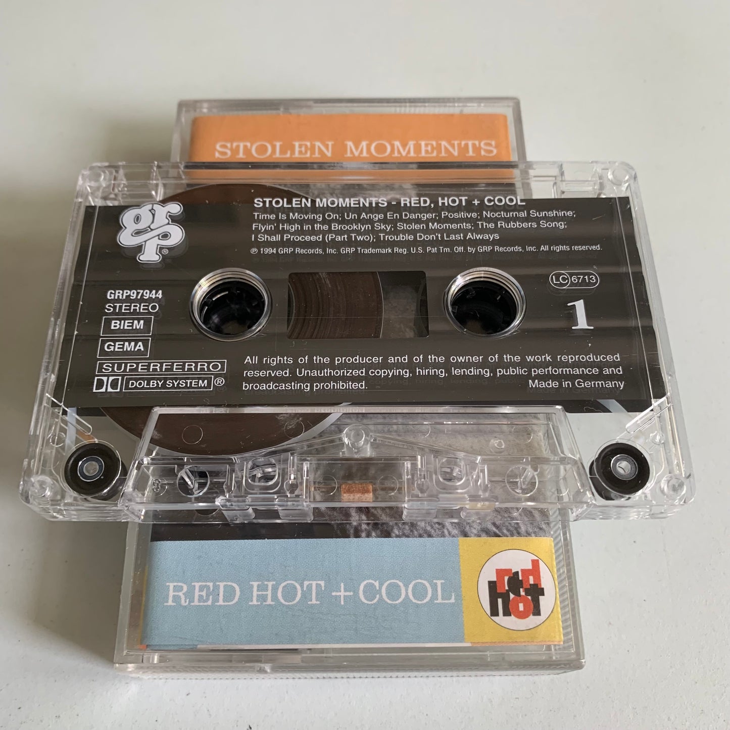 Variétés Compilation - Stolen Moments Red Hot + Cool - 1994 Occasion