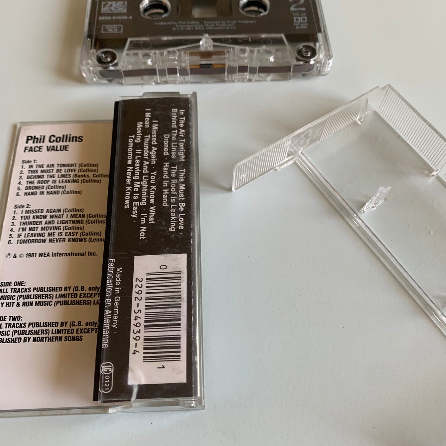 Phil Collins - Face Value 1981 Occasion