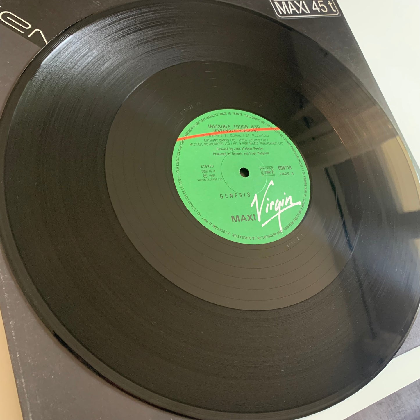 Genesis - Invisible Touch - Maxi 45t. 1986 Occasion