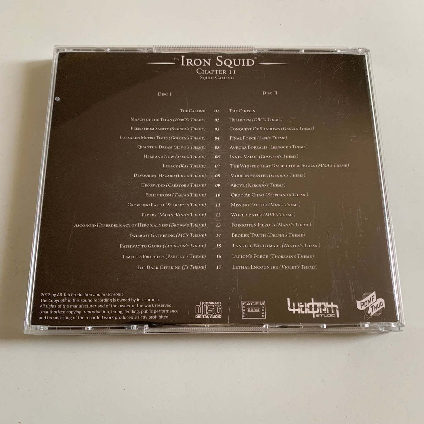 CD - In Uchronia - The Iron Squid - Chapter II : Squid Calling - 2012 Occasion