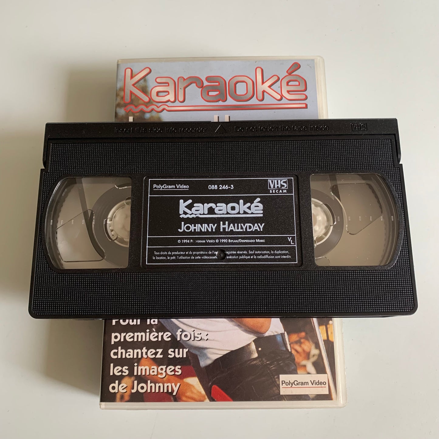 Johnny Hallyday - Karaoké - 1994 VHS Occasion