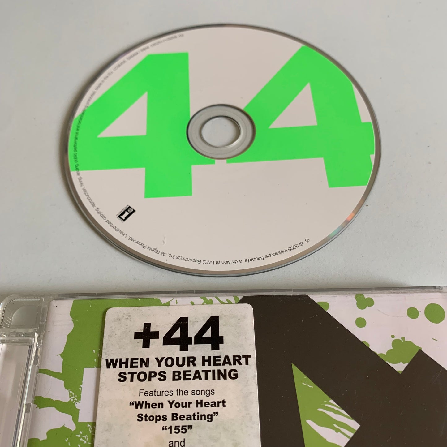 CD - +44 - When Your Heart Stops Beating - 2006 Occasion