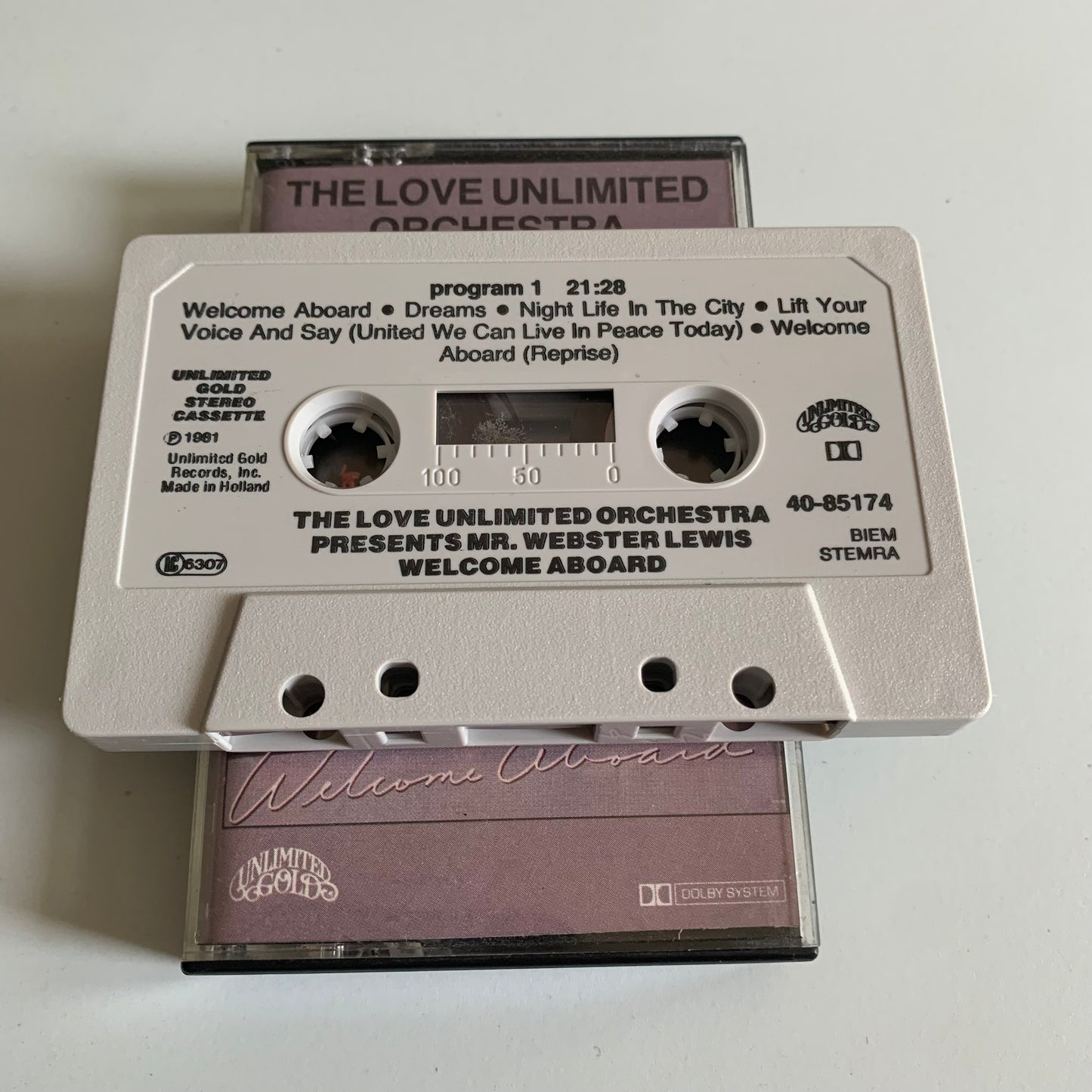 The Love Unlimited Orchestra - Welcome Aboard - 1981 Occasion
