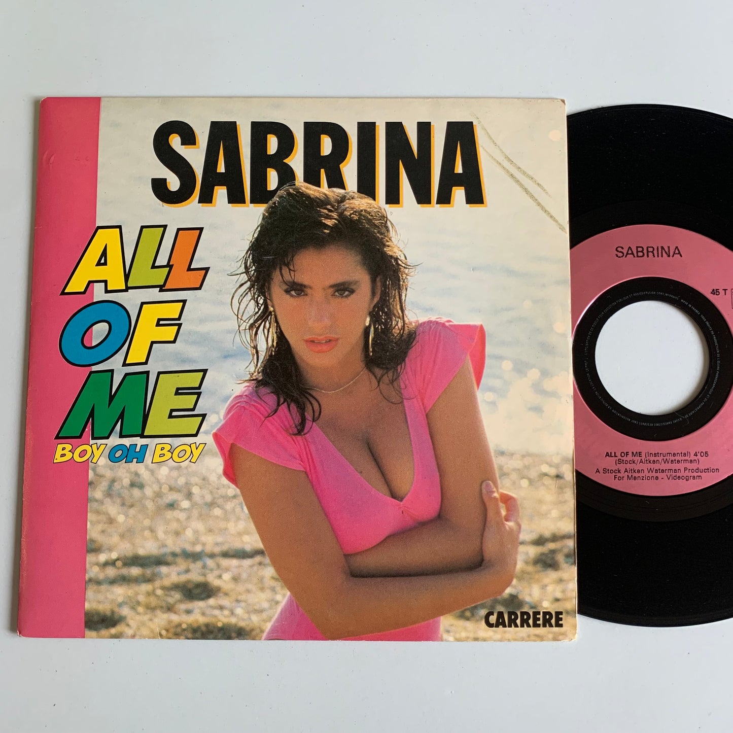 Sabrina - All Of Me Boy Oh Boy - 1988 Occasion
