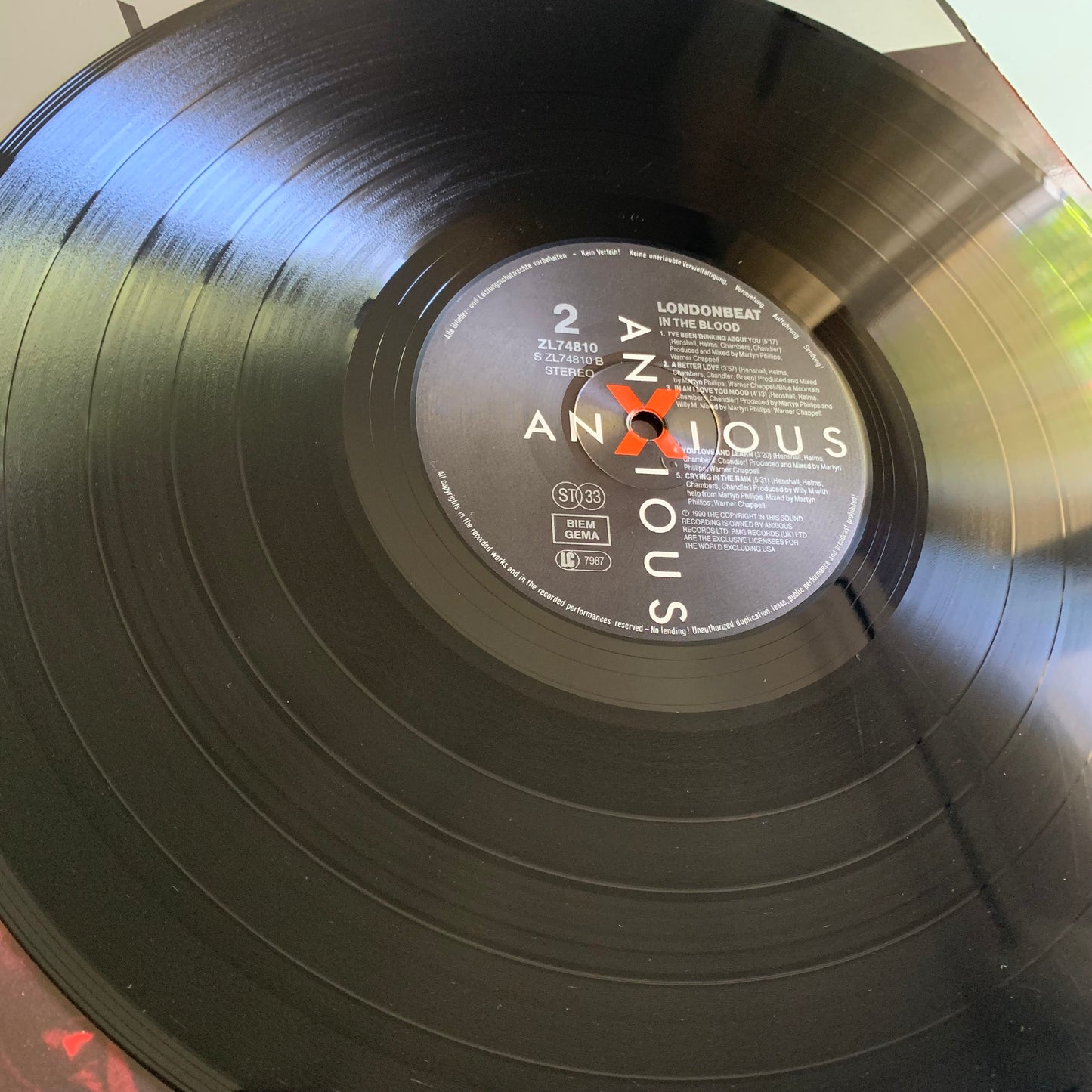 Londonbeat - In The Blood - LP 1990 Occasion