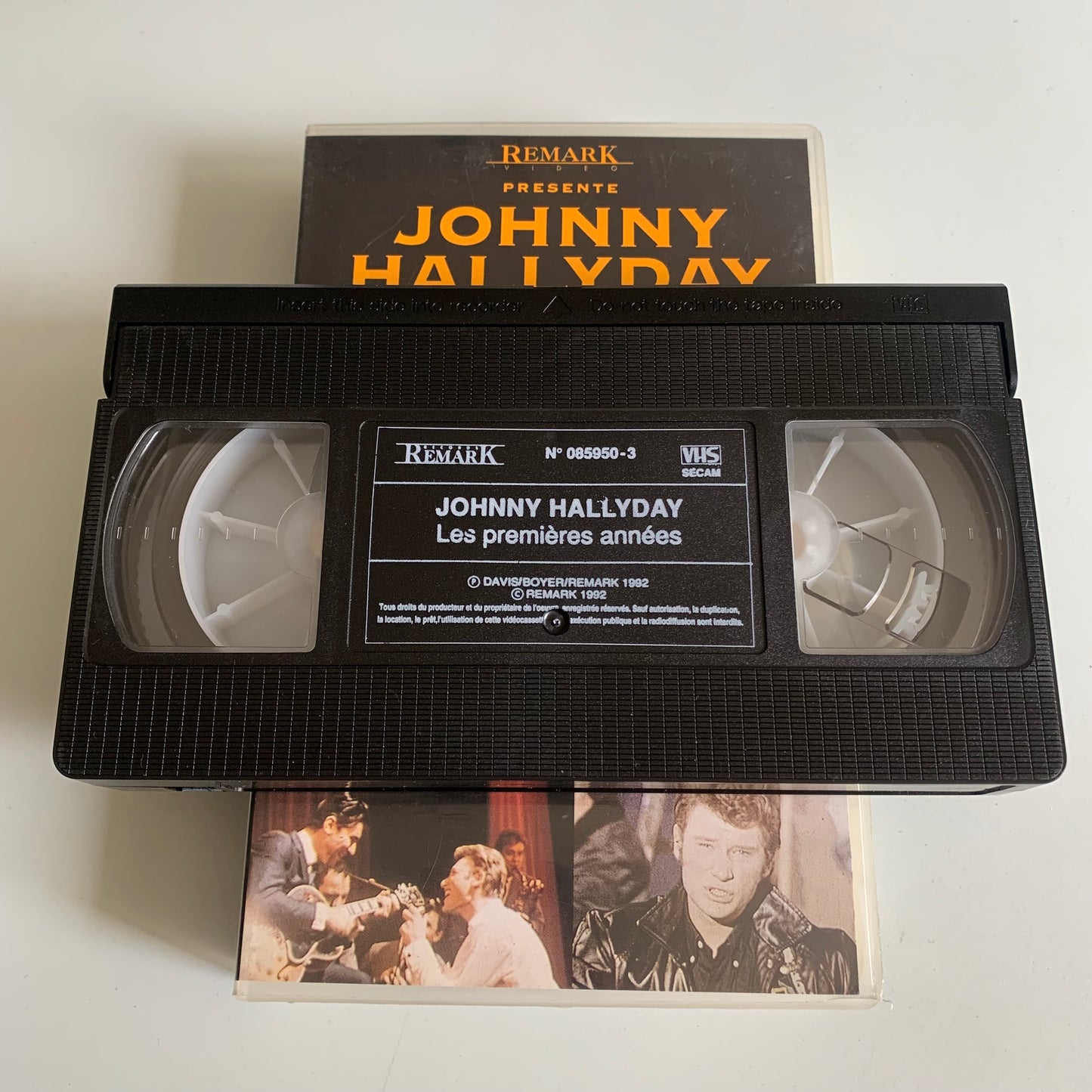 Johnny Hallyday - Johnny Hallyday - Les Premières Années - 1992 VHS