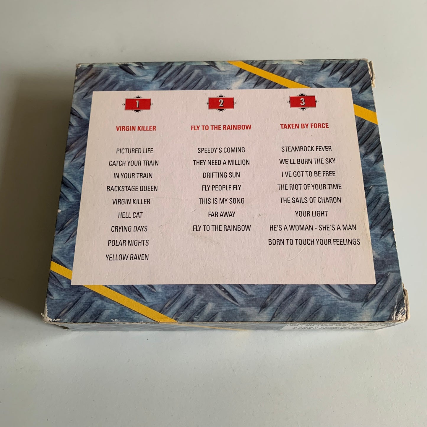 Coffret 3 CD - Scorpions - Virgin Killer - Fly To The Rainbow - Taken By Force - Occasion
