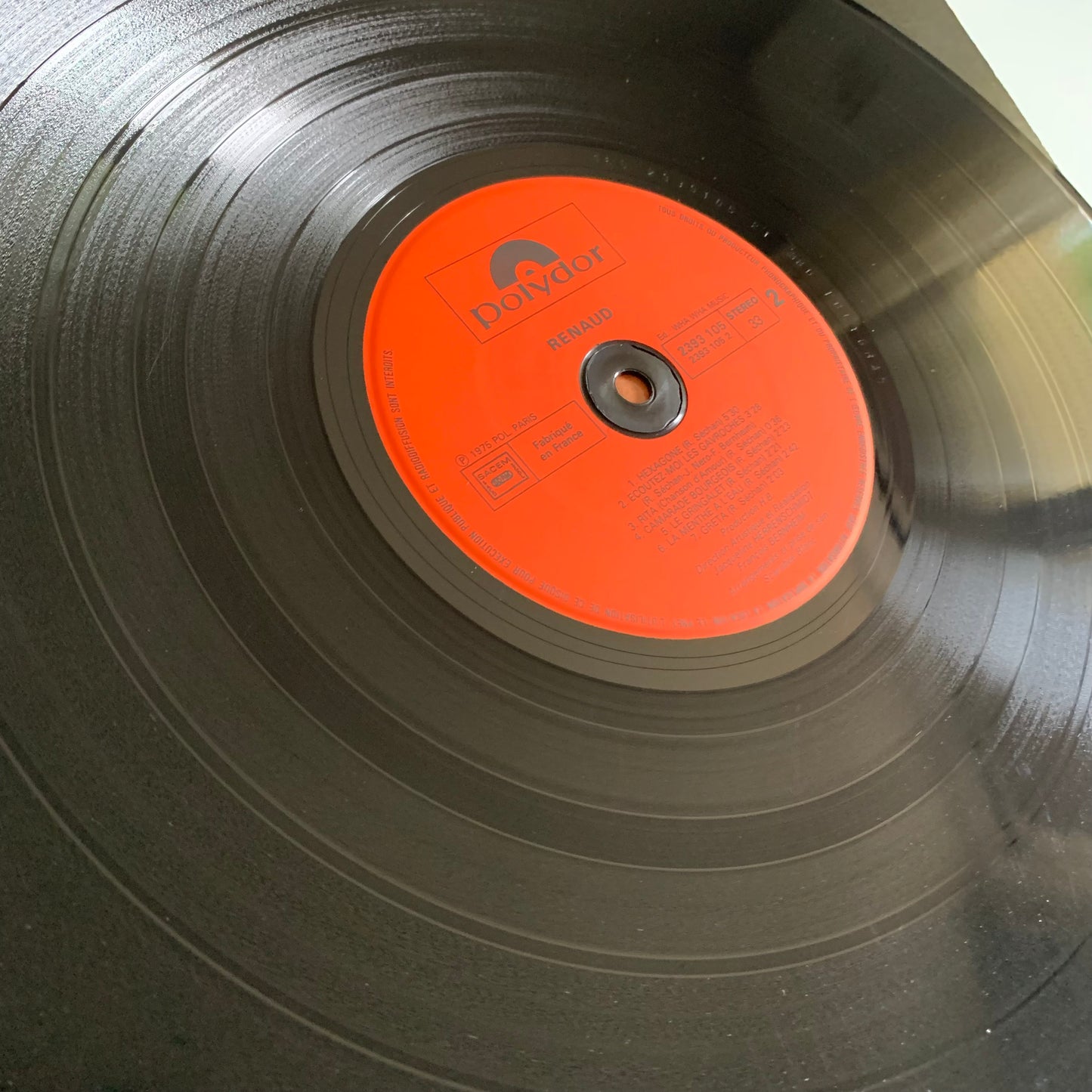 Renaud - Amoureux de Paname - LP 1984 Occasion