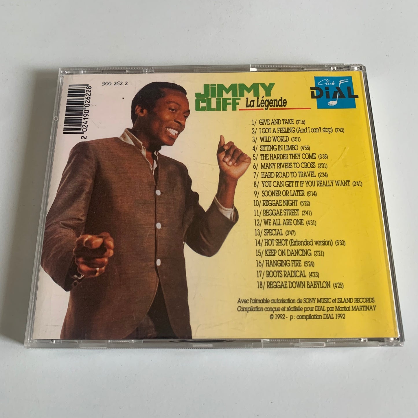 CD - Jimmy Cliff - La Légende - 1992 Occasion