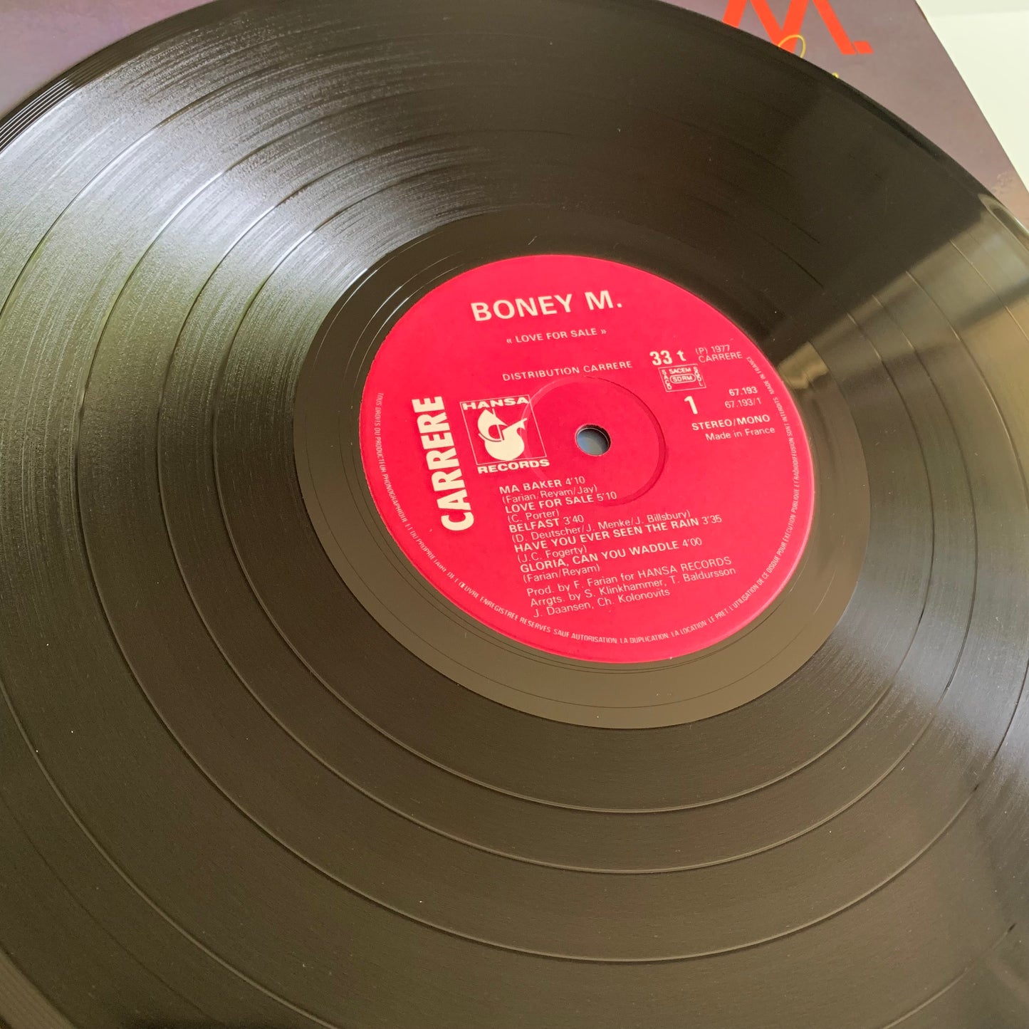 Boney M. - Love For Sale - LP 1977 Occasion