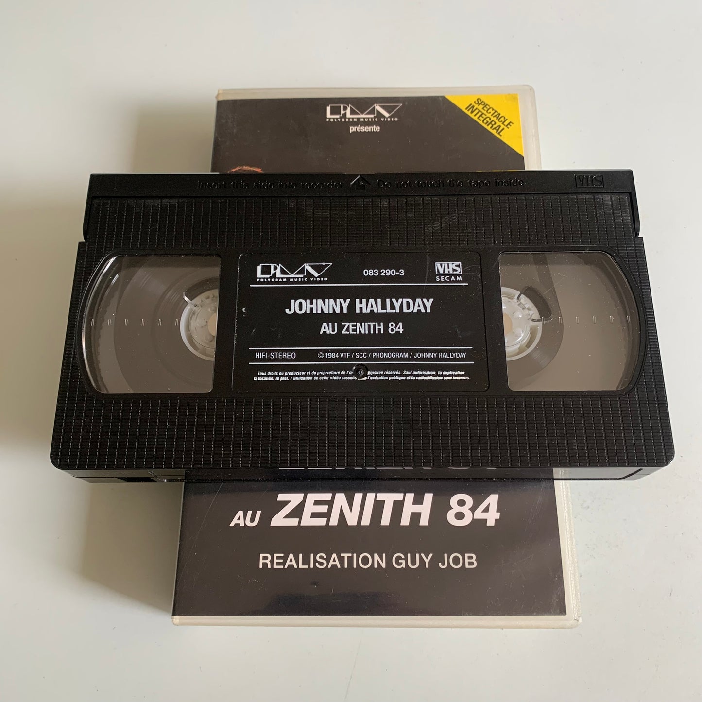 Johnny Hallyday - Au Zénith 84 - 1984 VHS Occasion