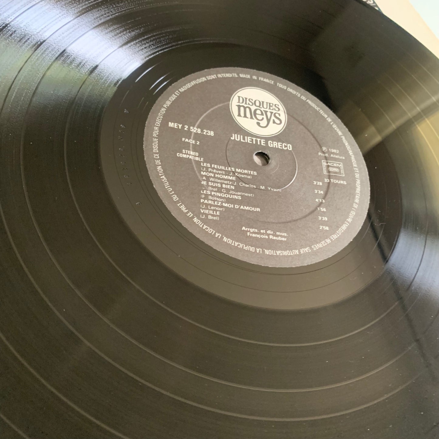 Juliette Greco - Volume 1 - LP 1982 Occasion