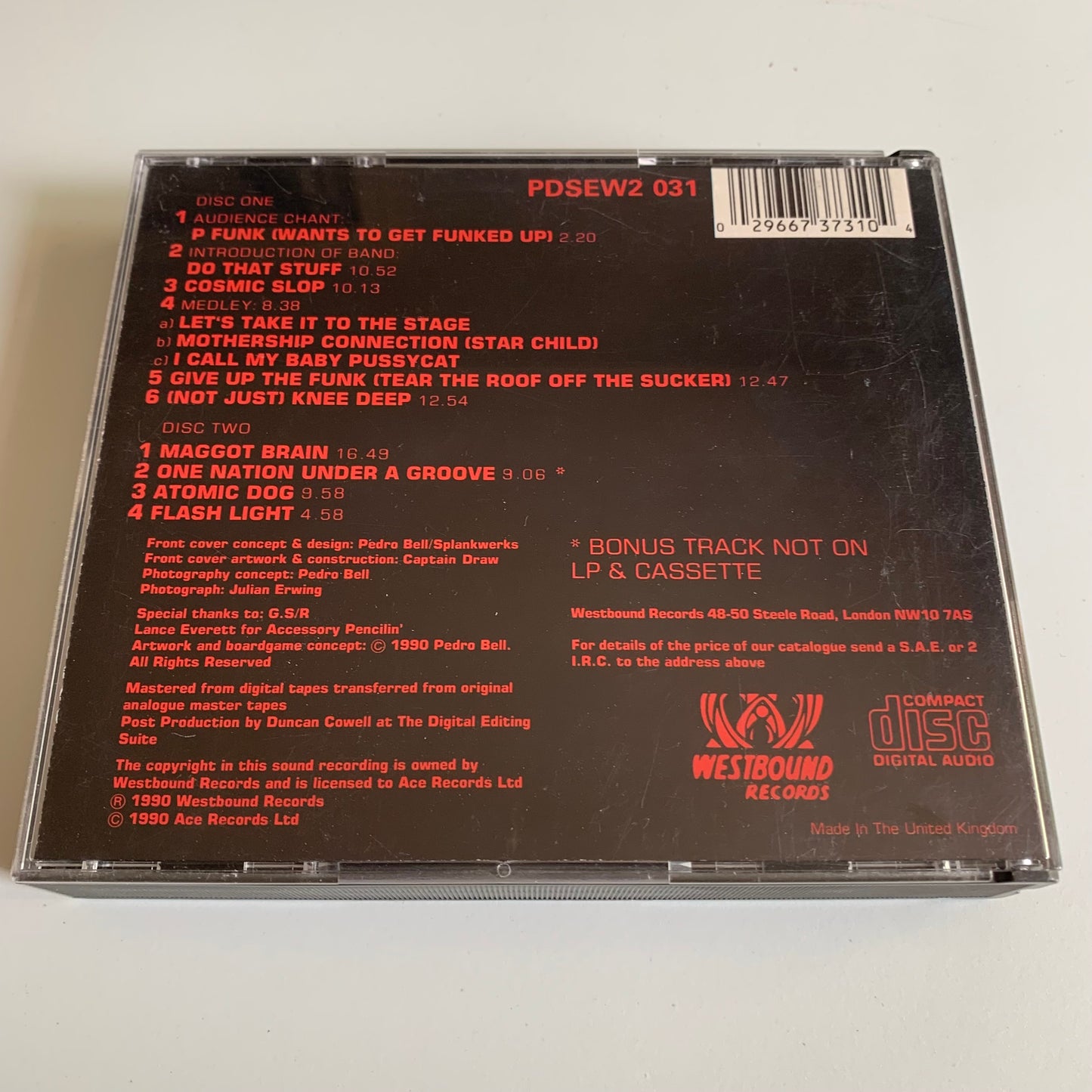 P-Funk All-Stars - Live At The Beverly Theater In Hollywood - 1990 Occasion