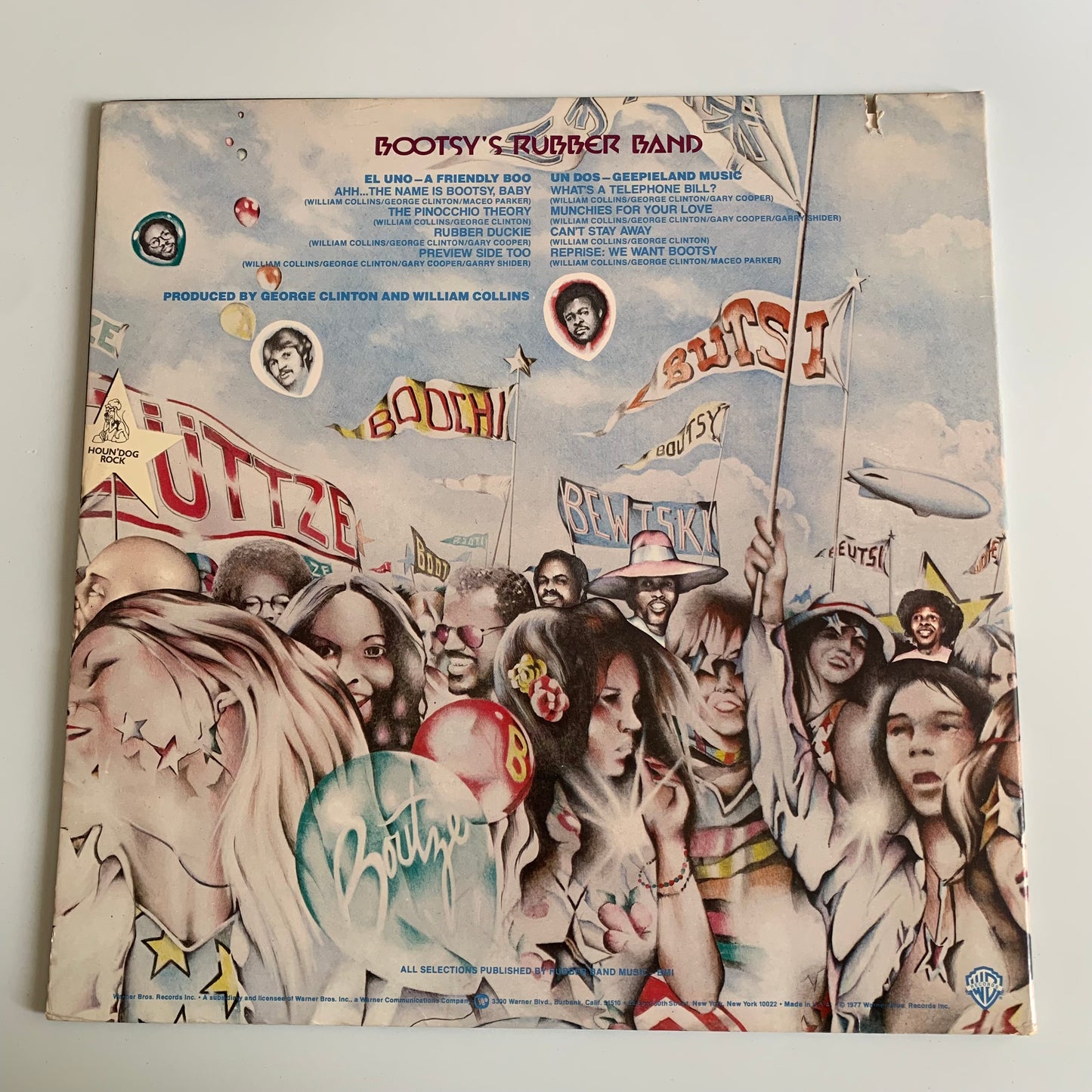 Bootsy's Rubber Band - Ahh...The Name Is Bootsy, Baby! - LP 1977 Occasion