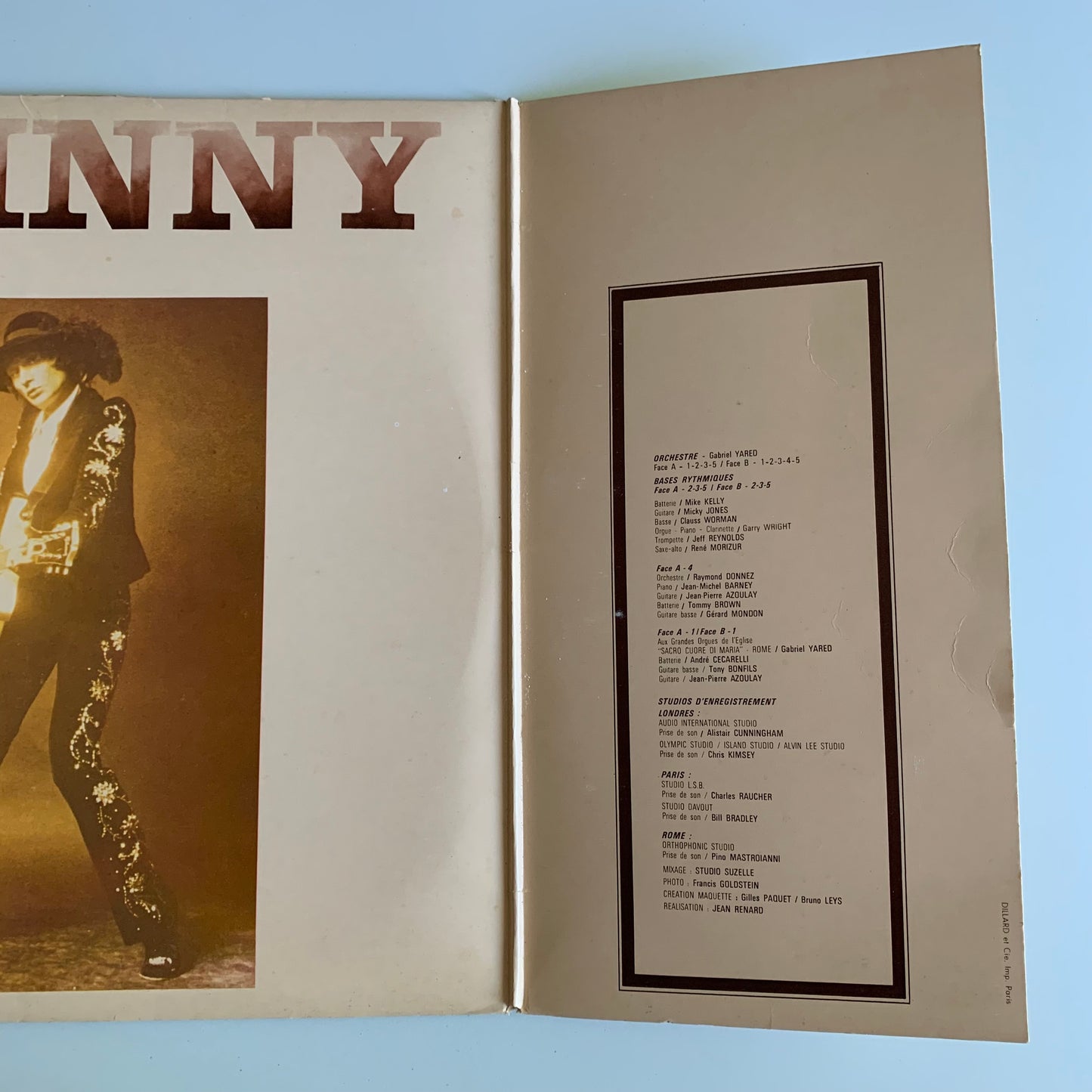 Johnny Hallyday - Je T'aime, Je T'aime, Je T'aime - LP 1974 Occasion