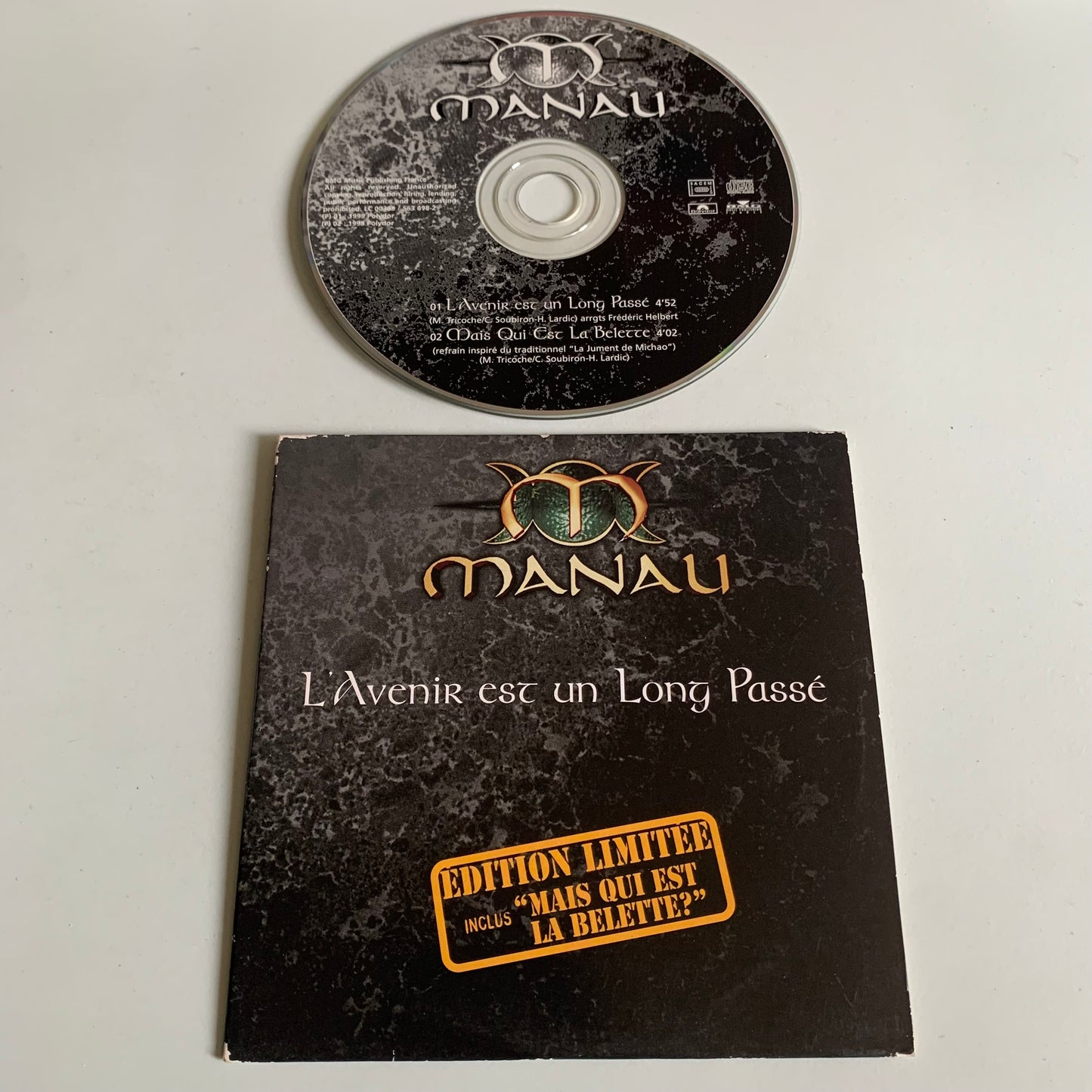 Lot CD Single - Manau - Tribu de Dana - Mais qui est la Belette - Fest Noz de Paname - L’Avenir est un long passé - Occasion