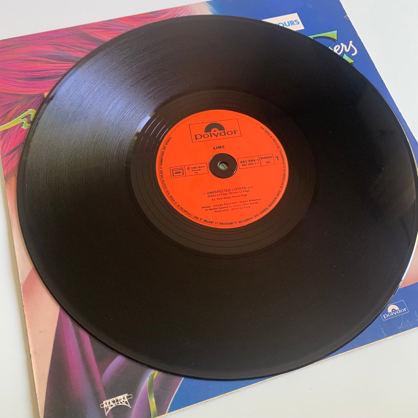 Lime - Unexpected Lovers - 1985 Occasion