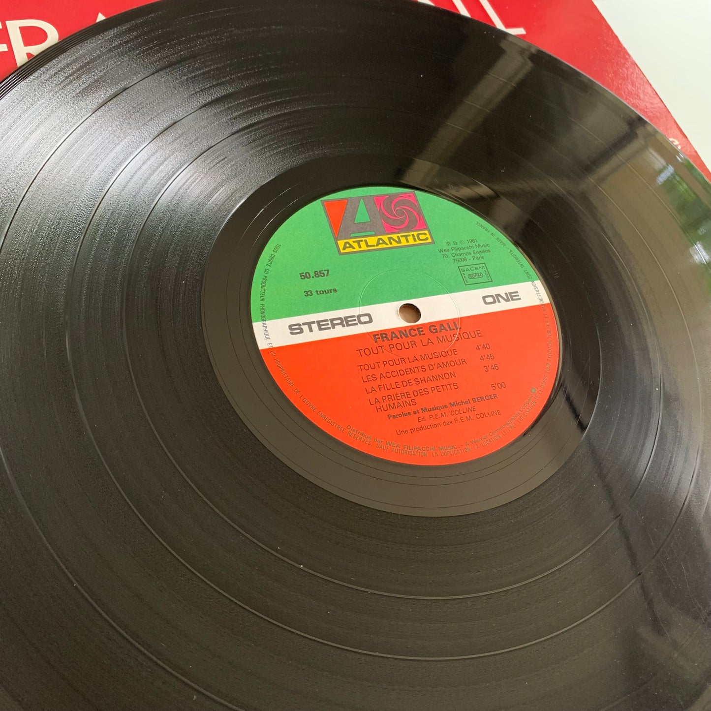 France Gall - Tout Pour La Musique - LP 1981 Occasion