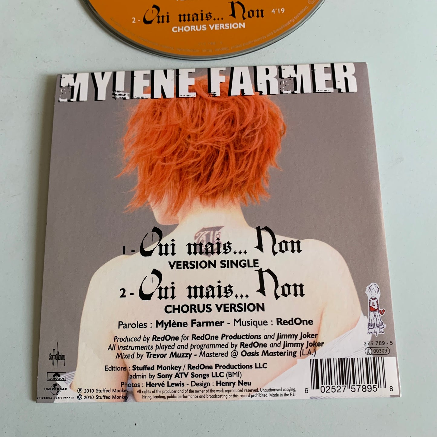 CD - Mylene Farmer - Oui Mais... Non - Single 2010 Occasion