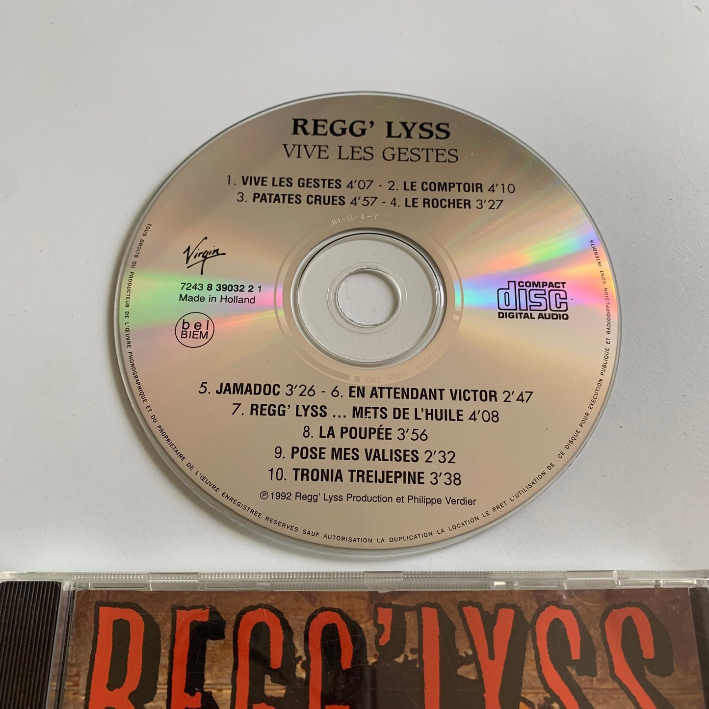 Regg'Lyss - Vive Les Gestes - 1993 Occasion