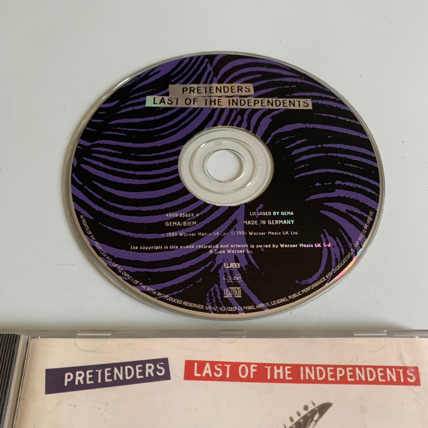 CD - Pretenders - Last Of The Independents - 1994 Occasion